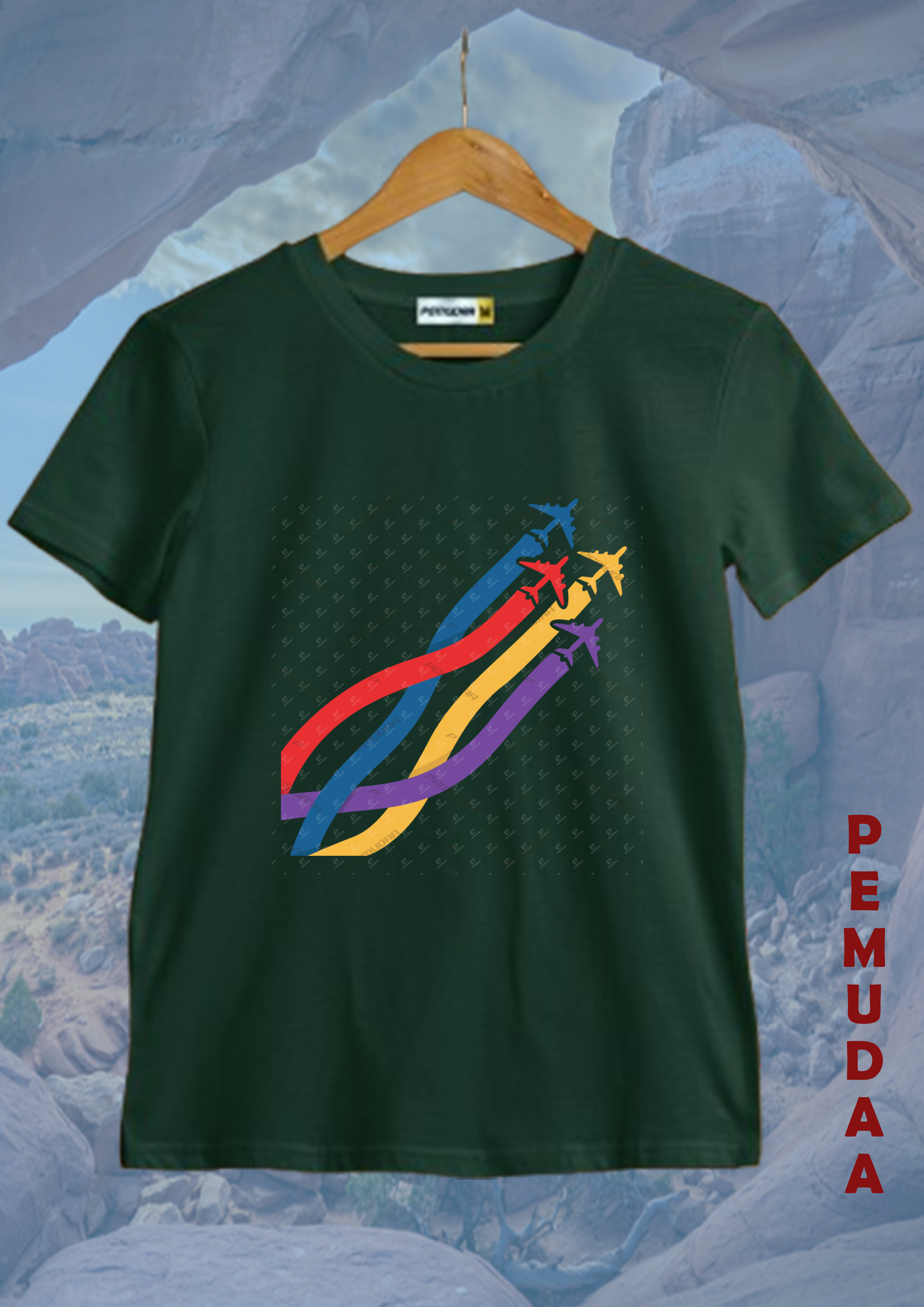 Flying jets Printed T shirt
