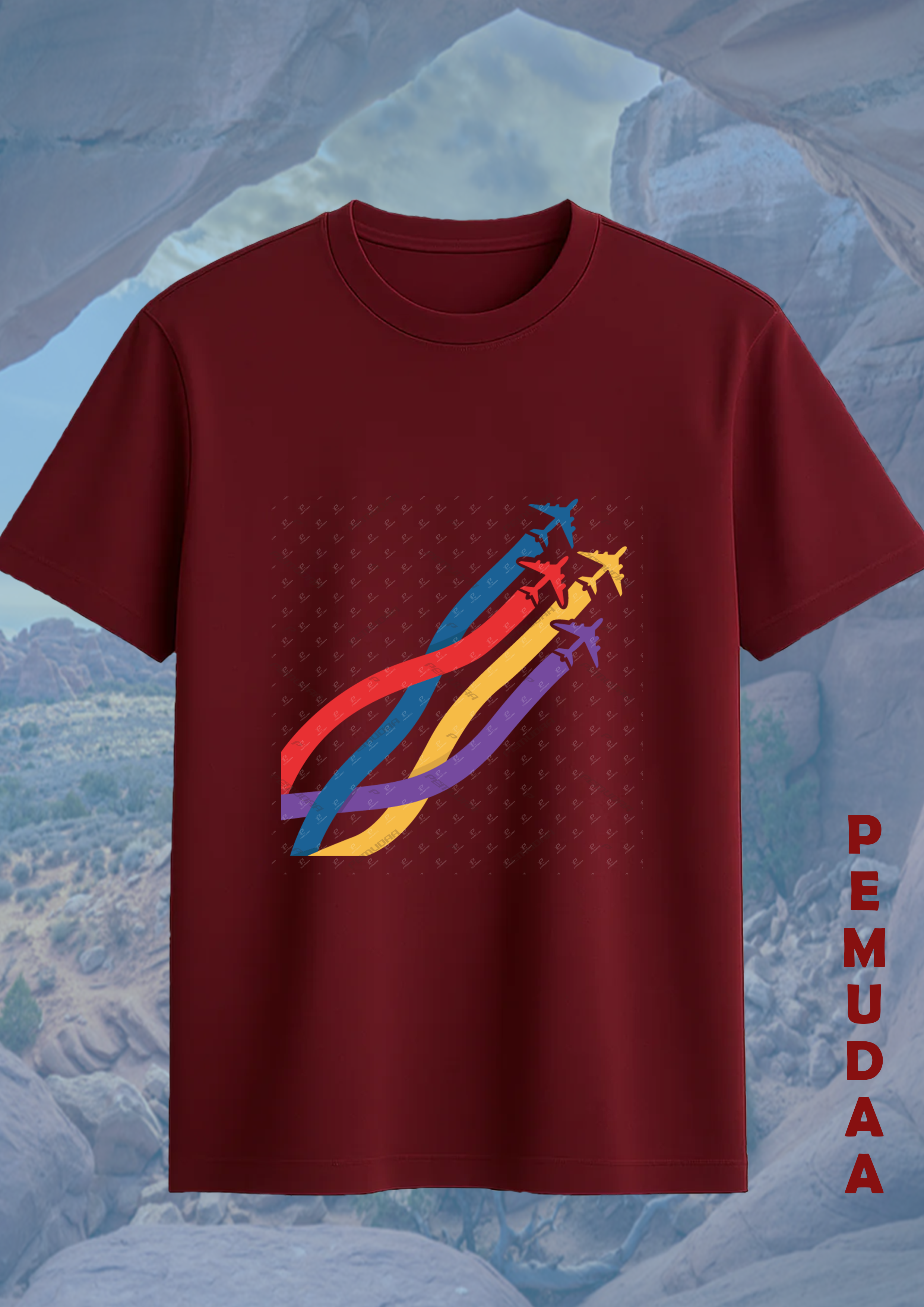 Flying jets Printed T shirt