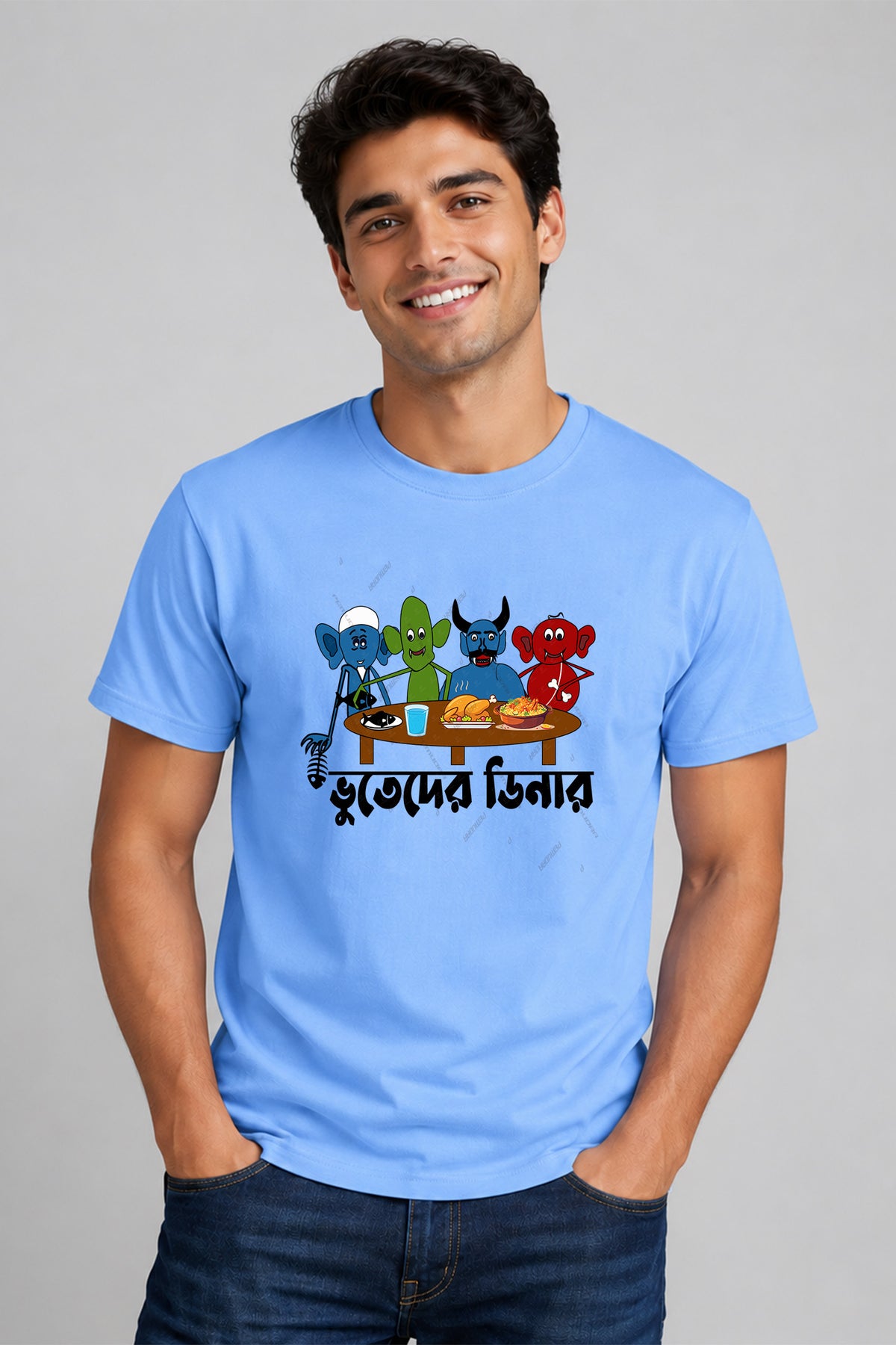 Bhuteder Dinner half cotton T shirt