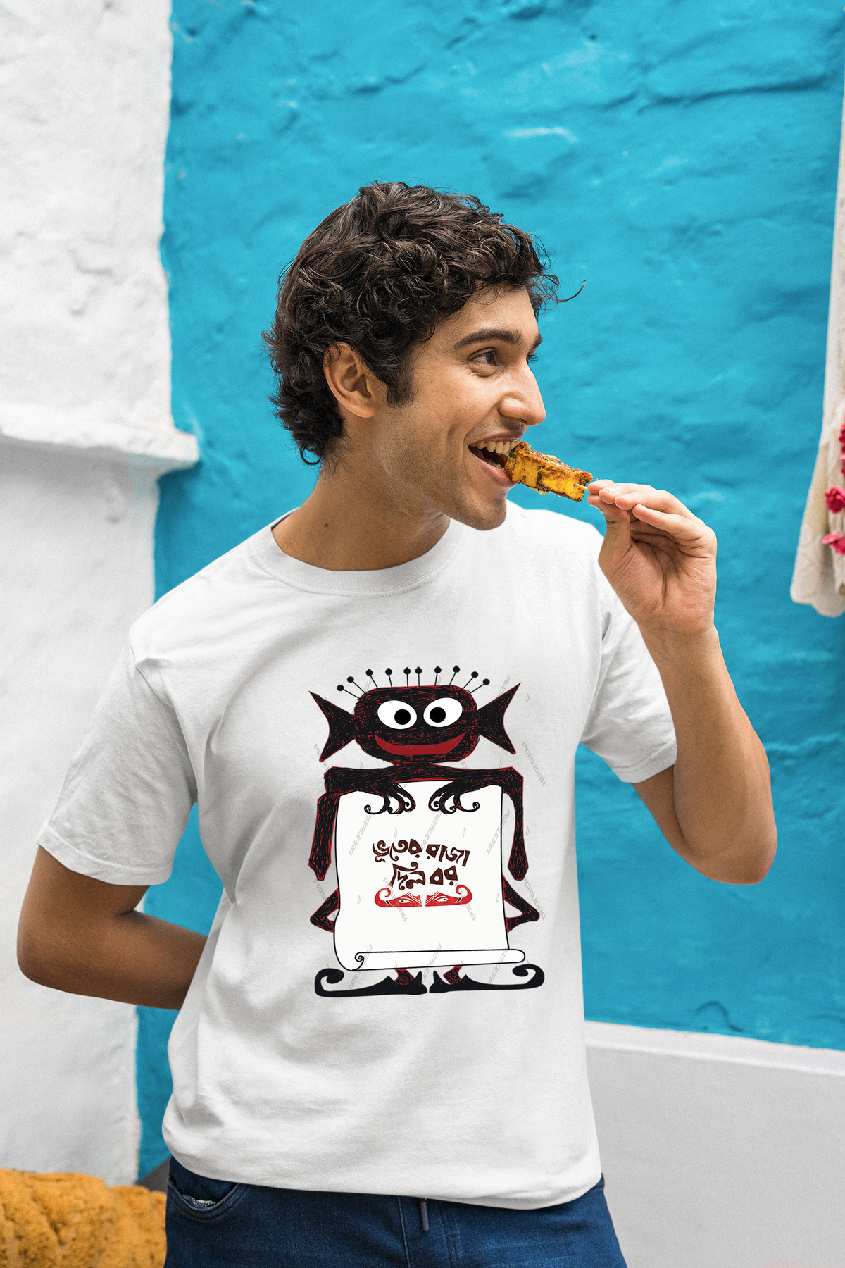 Bhooter Raja Dilo Bor Half cotton T shirt