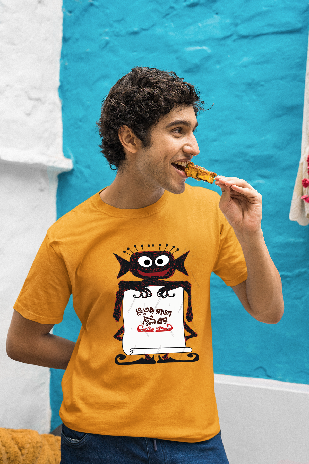 Bhooter Raja Dilo Bor Half cotton T shirt