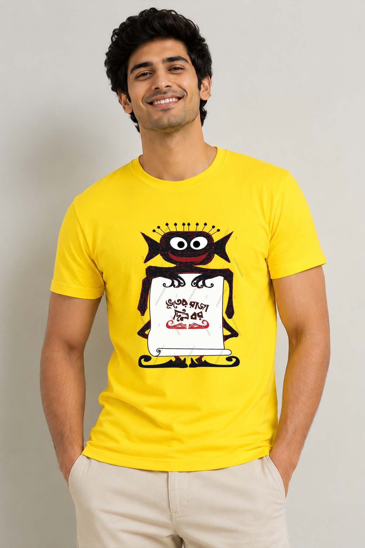 Bhooter Raja Dilo Bor Half cotton T shirt