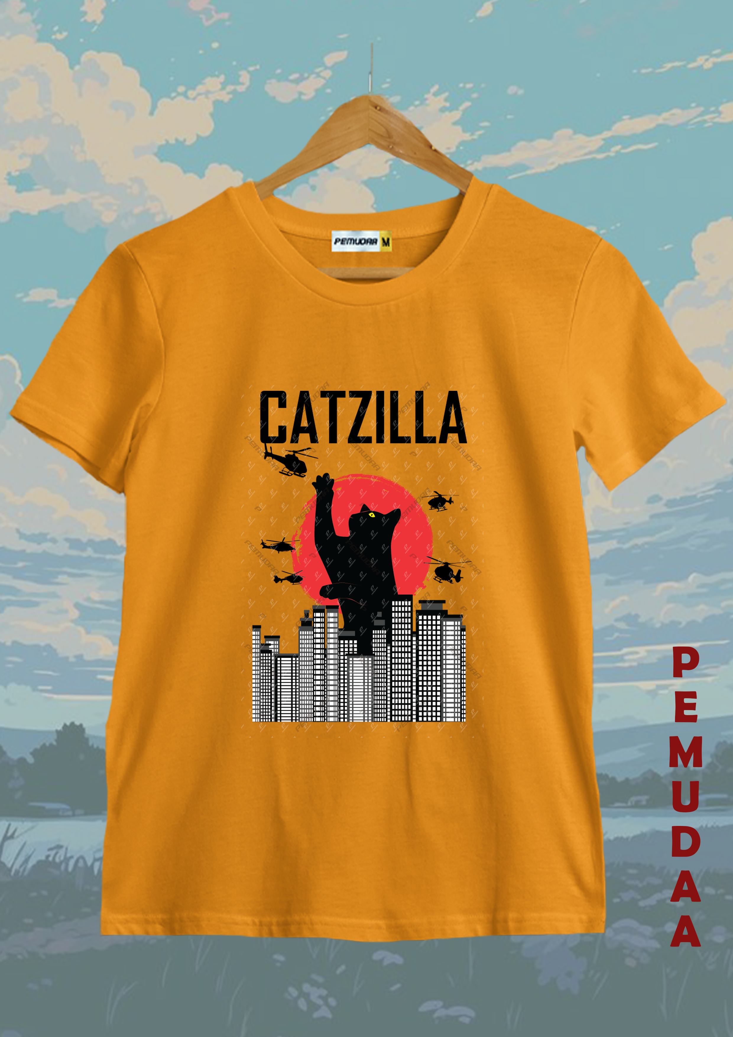 Catzilla Graphic Printed T-Shirt