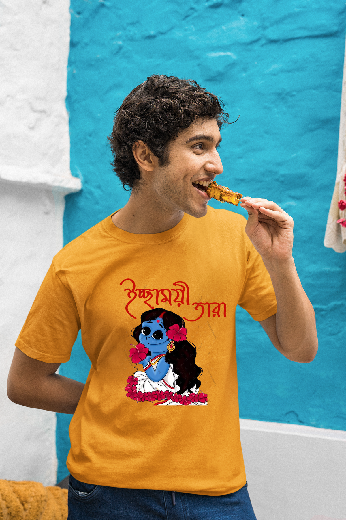 Ichchamayee Tara Ma Kali half cotton  T shirt