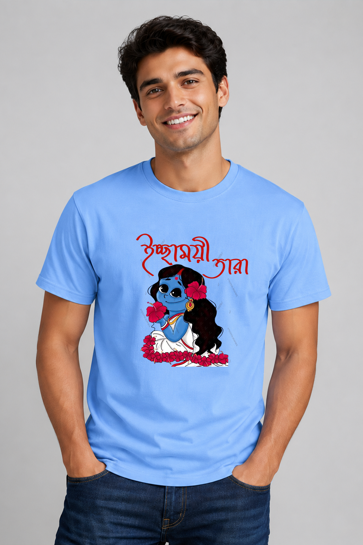 Ichchamayee Tara Ma Kali half cotton  T shirt