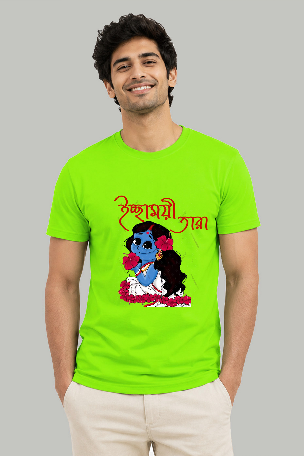 Ichchamayee Tara Ma Kali half cotton  T shirt