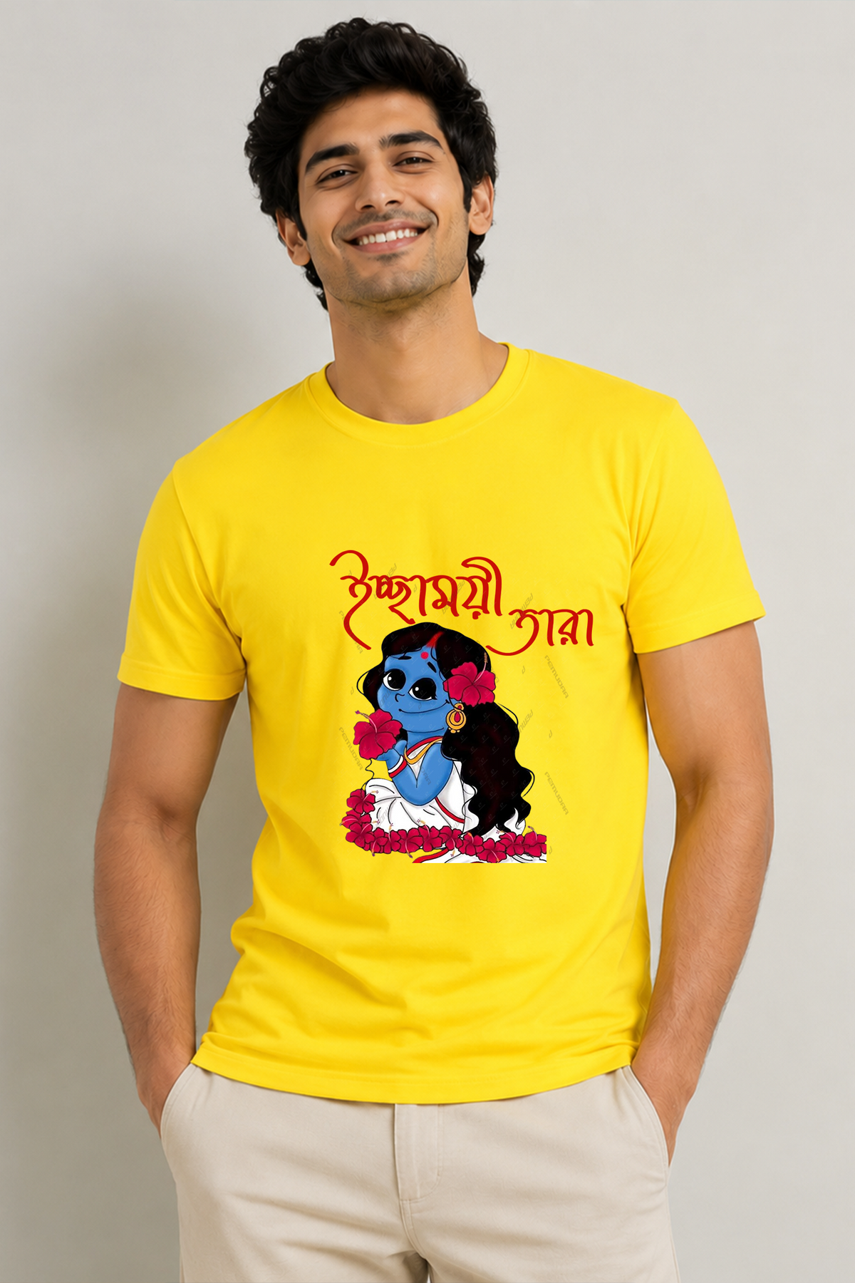 Ichchamayee Tara Ma Kali half cotton  T shirt