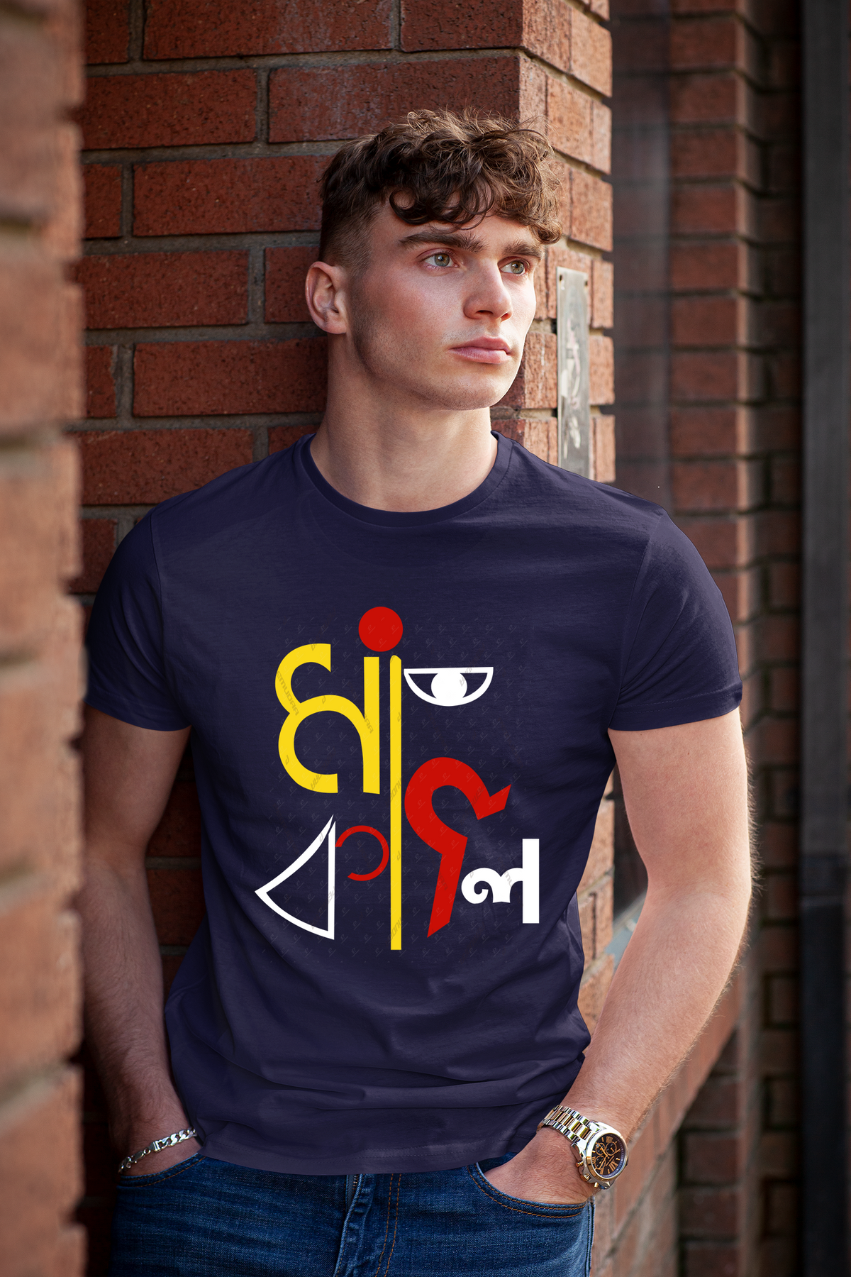 Joy Maa Kali half cotton T shirt