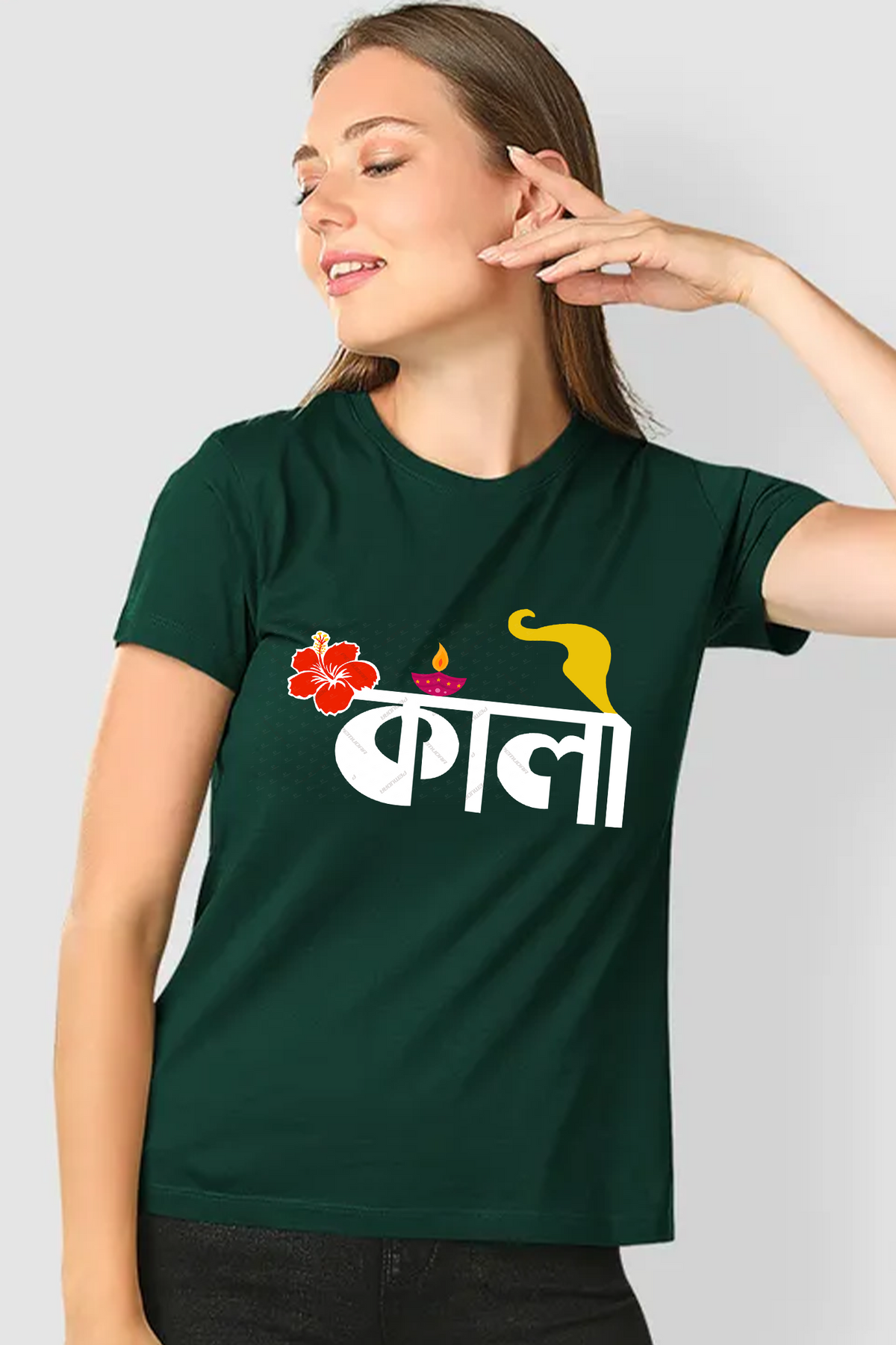 Ma Kali half pure cotton T shirt
