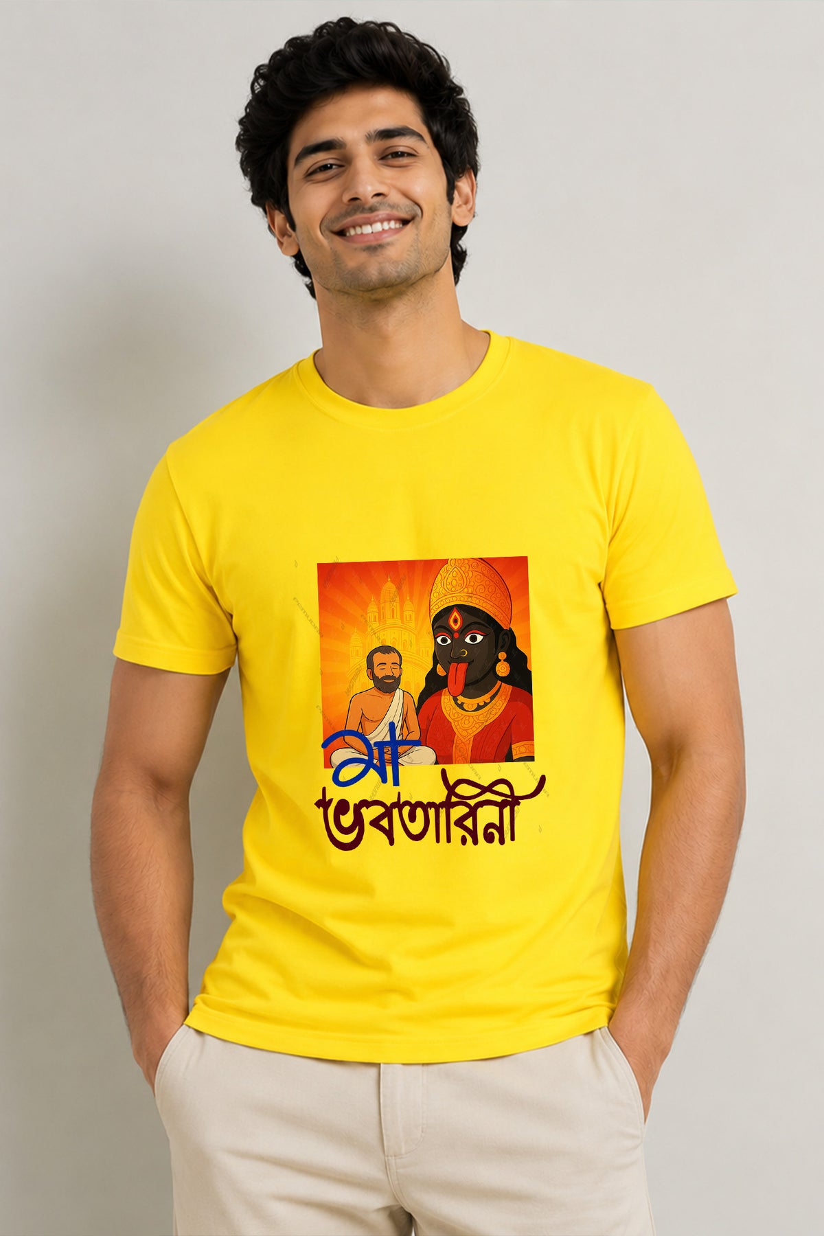 Ma Bhabatarini Pure cotton Half T shirt