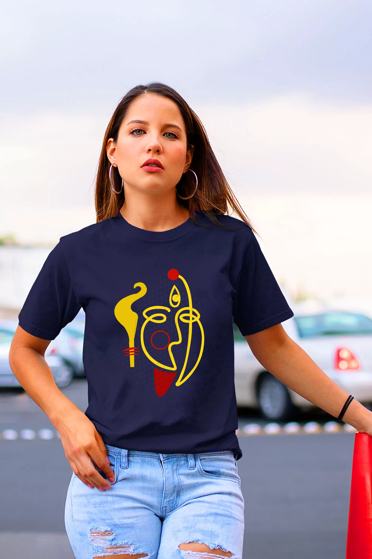 Maa Kali Graphic Cotton T-Shirt