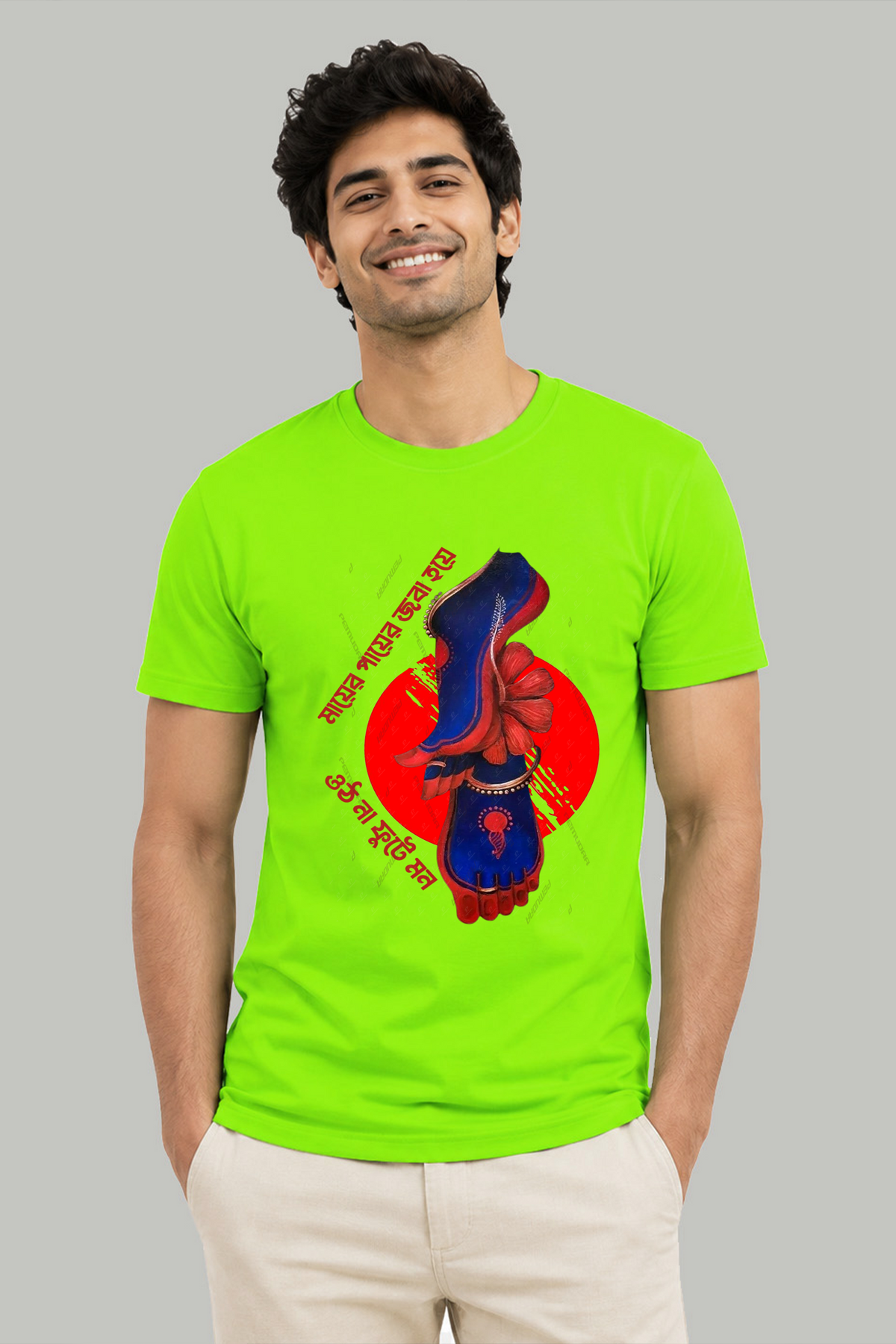 Mayer payer Jaba hoye othna fute mon Maa Kali T shirt