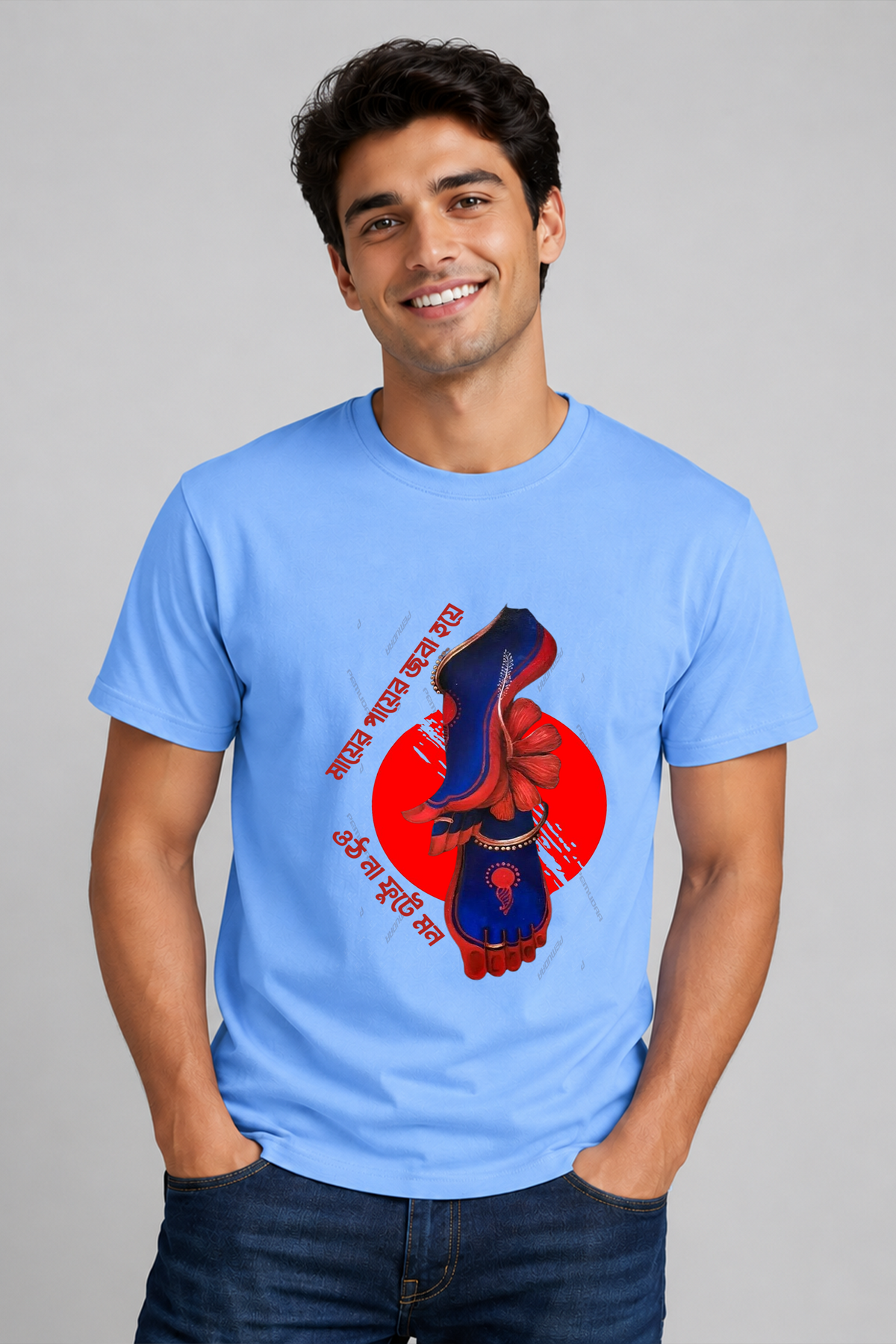 Mayer payer Jaba hoye othna fute mon Maa Kali T shirt