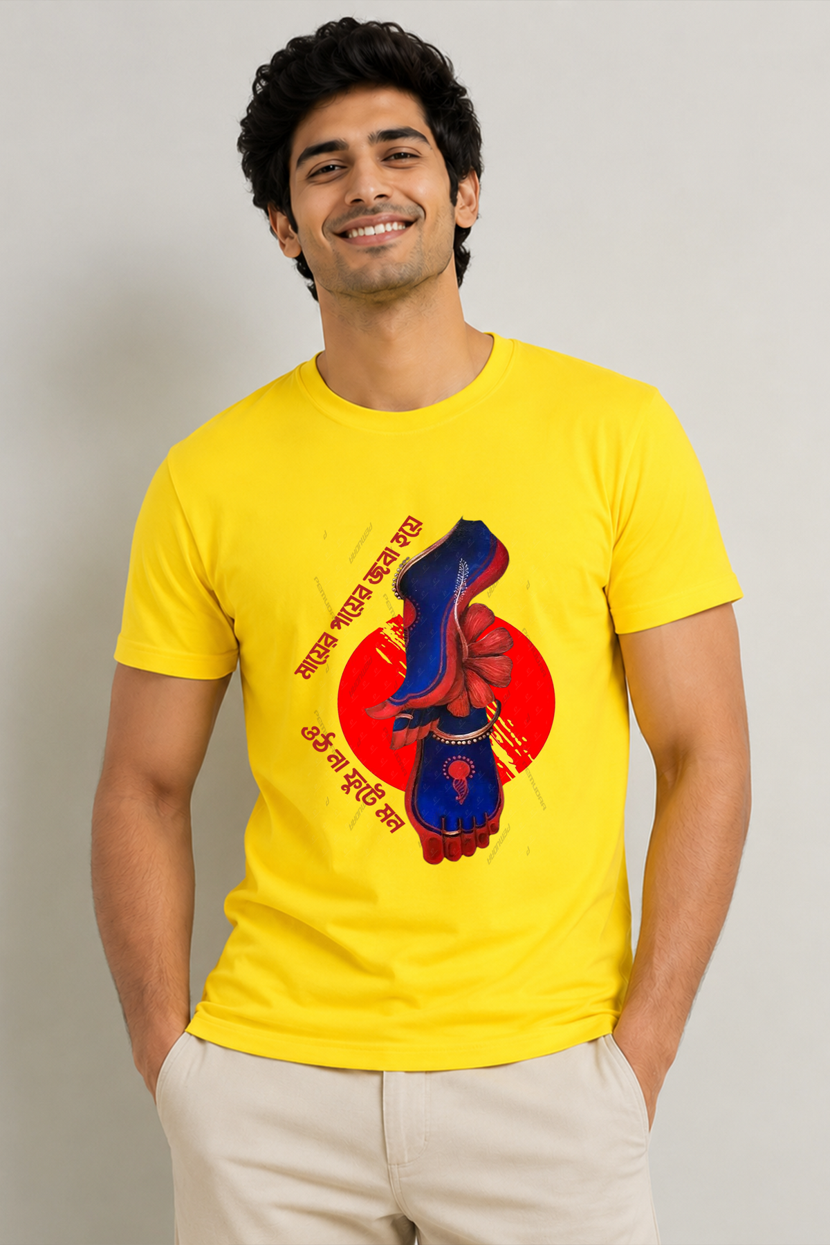 Mayer payer Jaba hoye othna fute mon Maa Kali T shirt