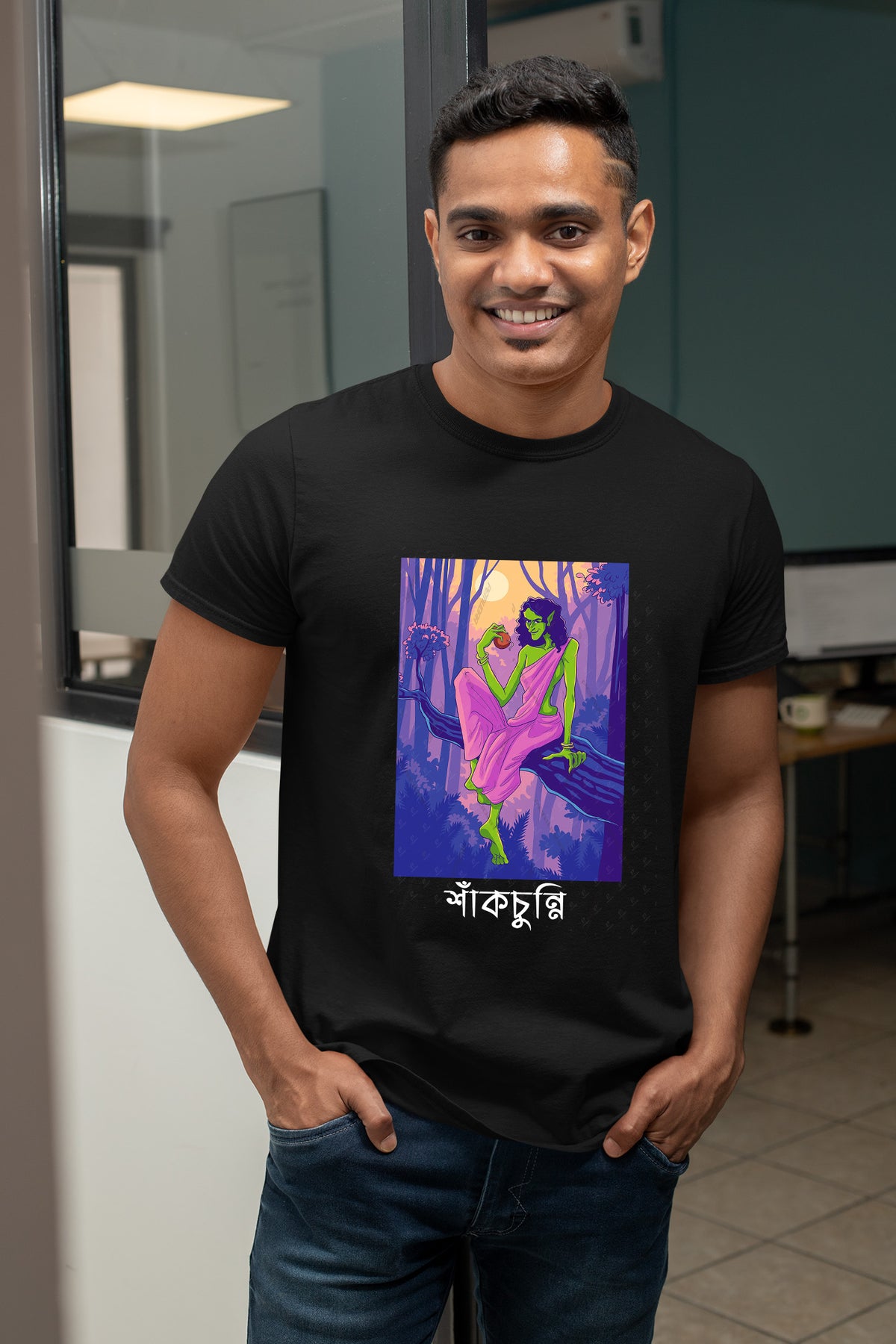 Sakchunni Bhoot special half cotton T shirt