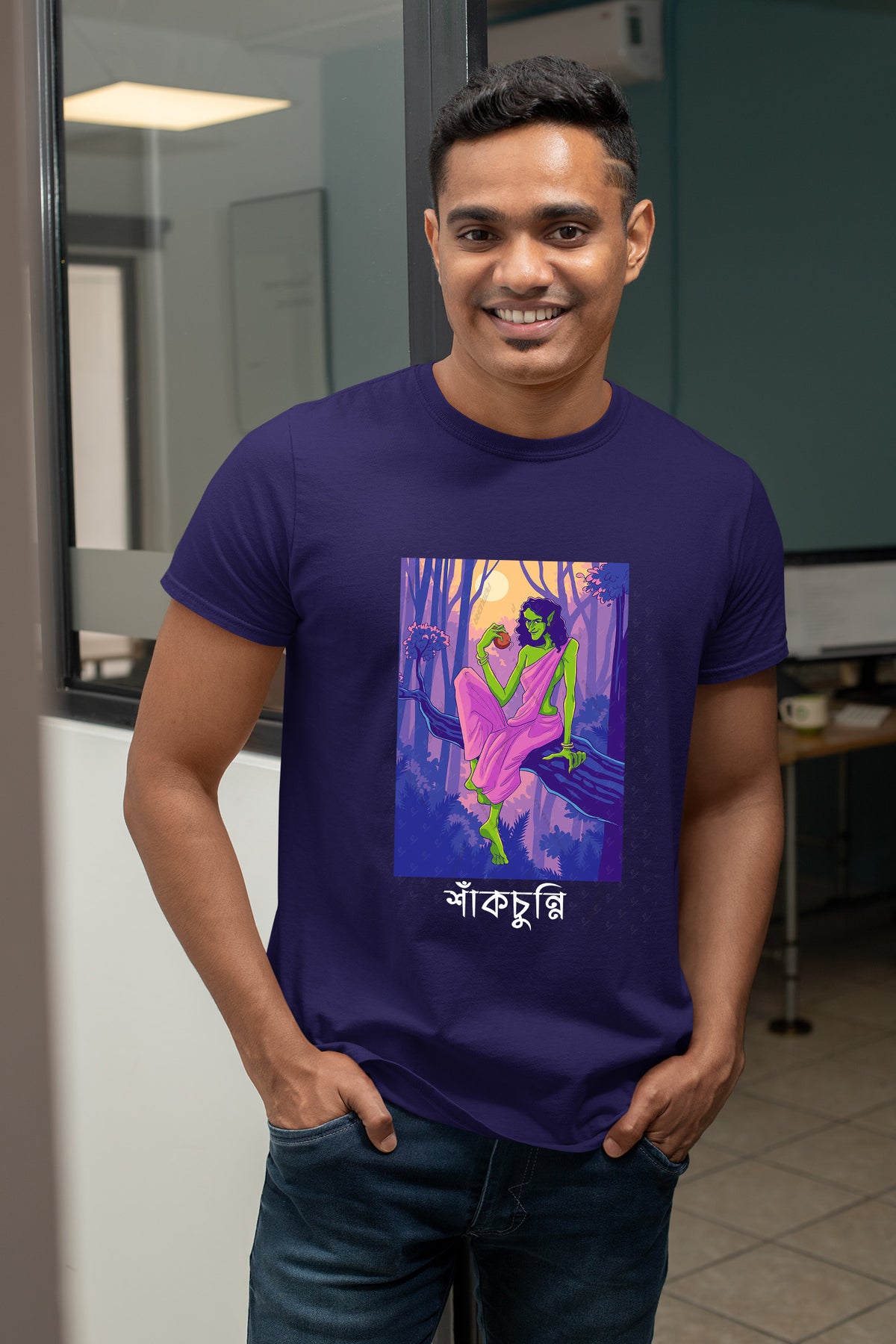 Sakchunni Bhoot special half cotton T shirt