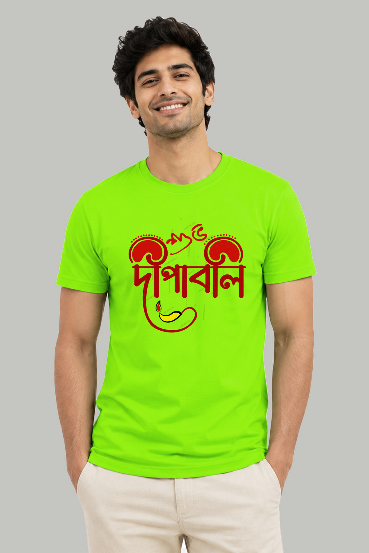 Suvo Dipaboli bengali Diwali Cotton T shirt