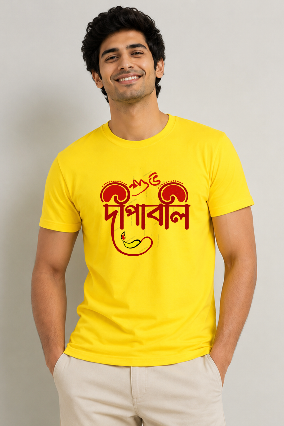 Suvo Dipaboli bengali Diwali Cotton T shirt