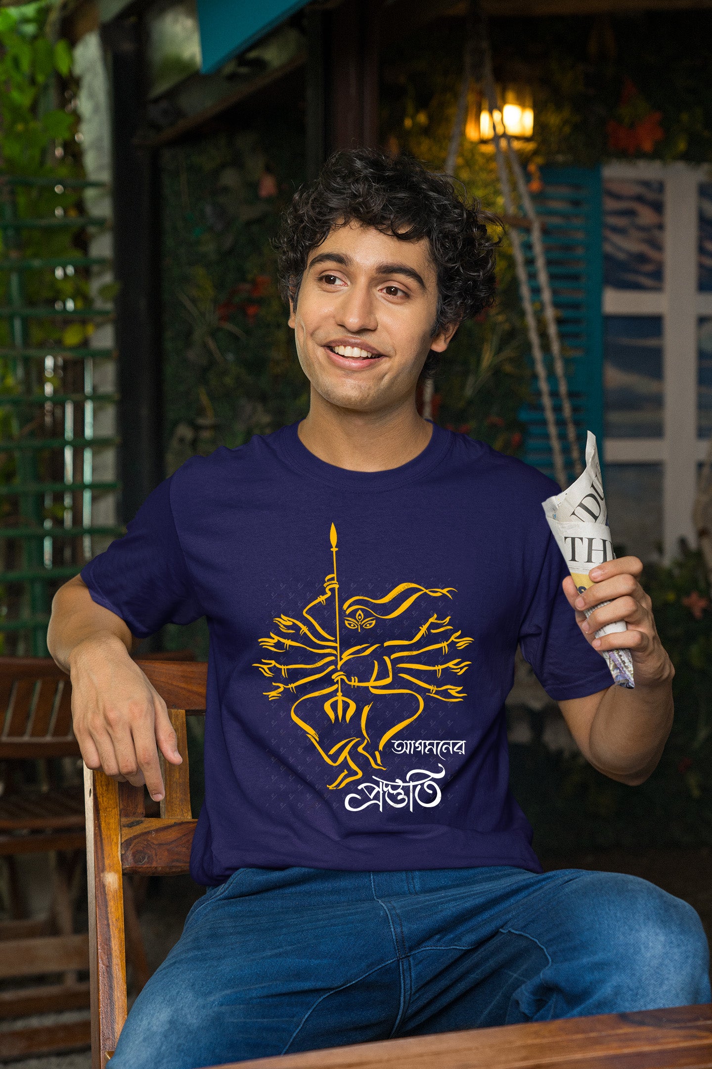 Agomoner Praostuti Durga Puja Special T shirt