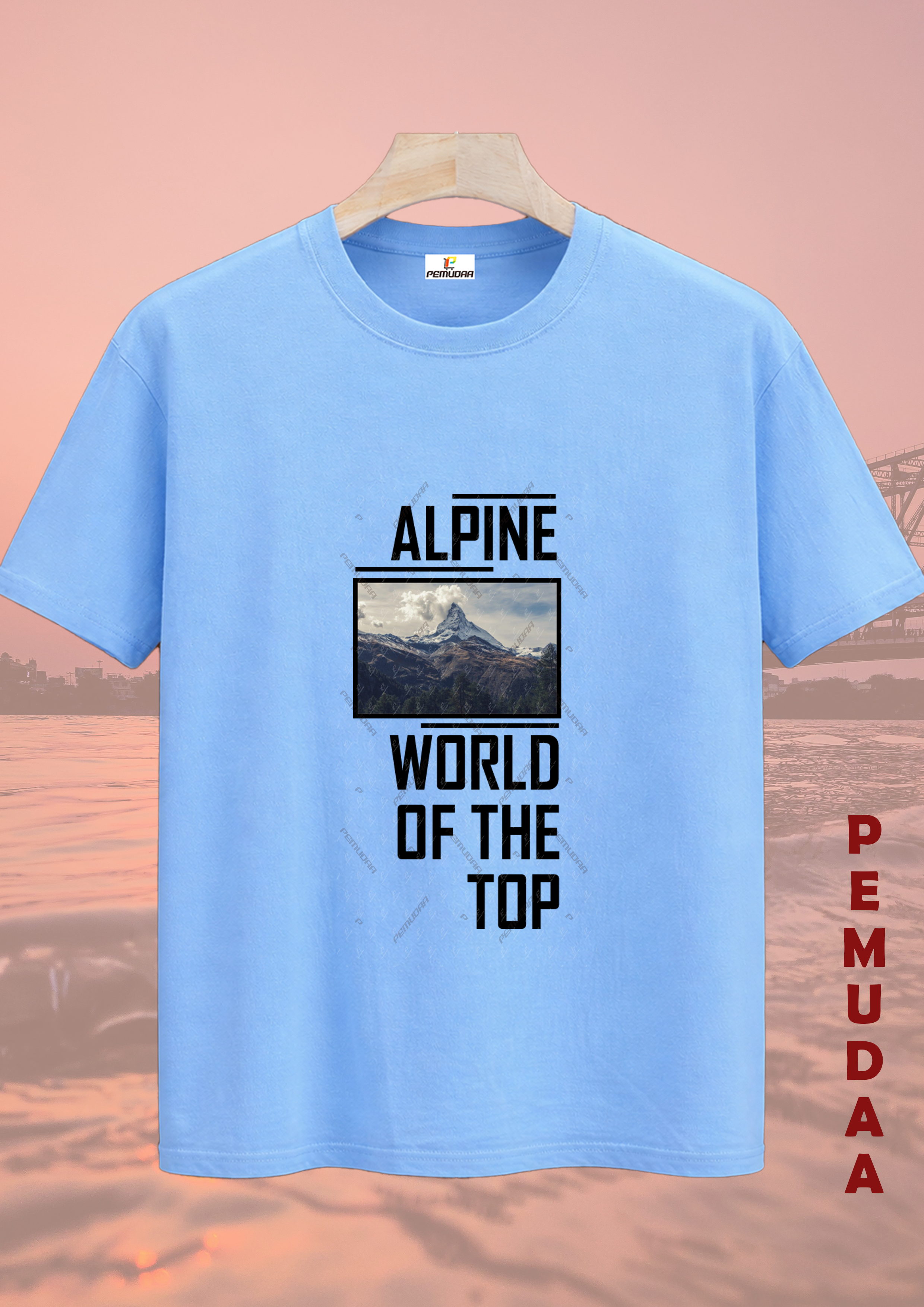 Alpine World Of The Top T-Shirt – Mountain Graphic Tee