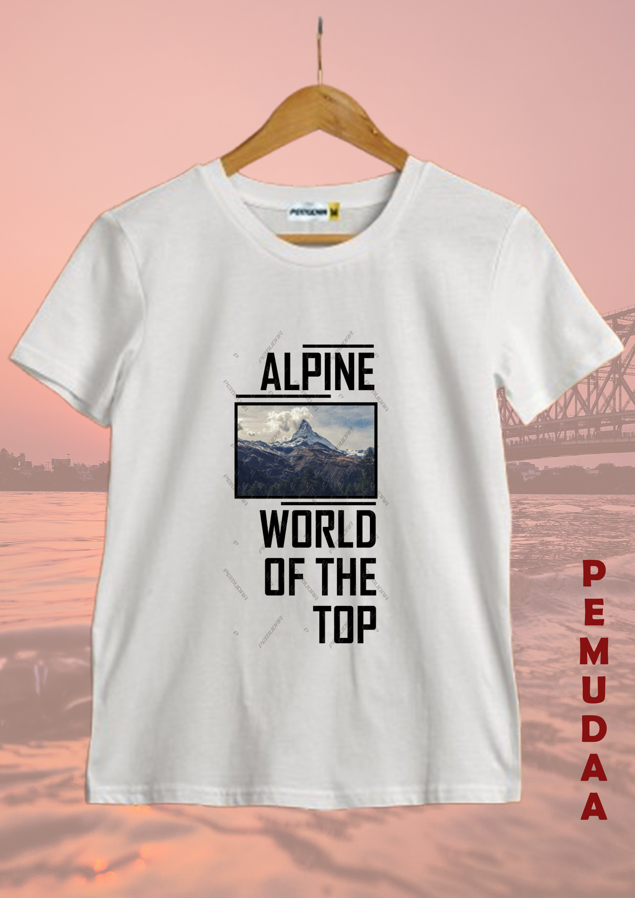 Alpine World Of The Top T-Shirt – Mountain Graphic Tee