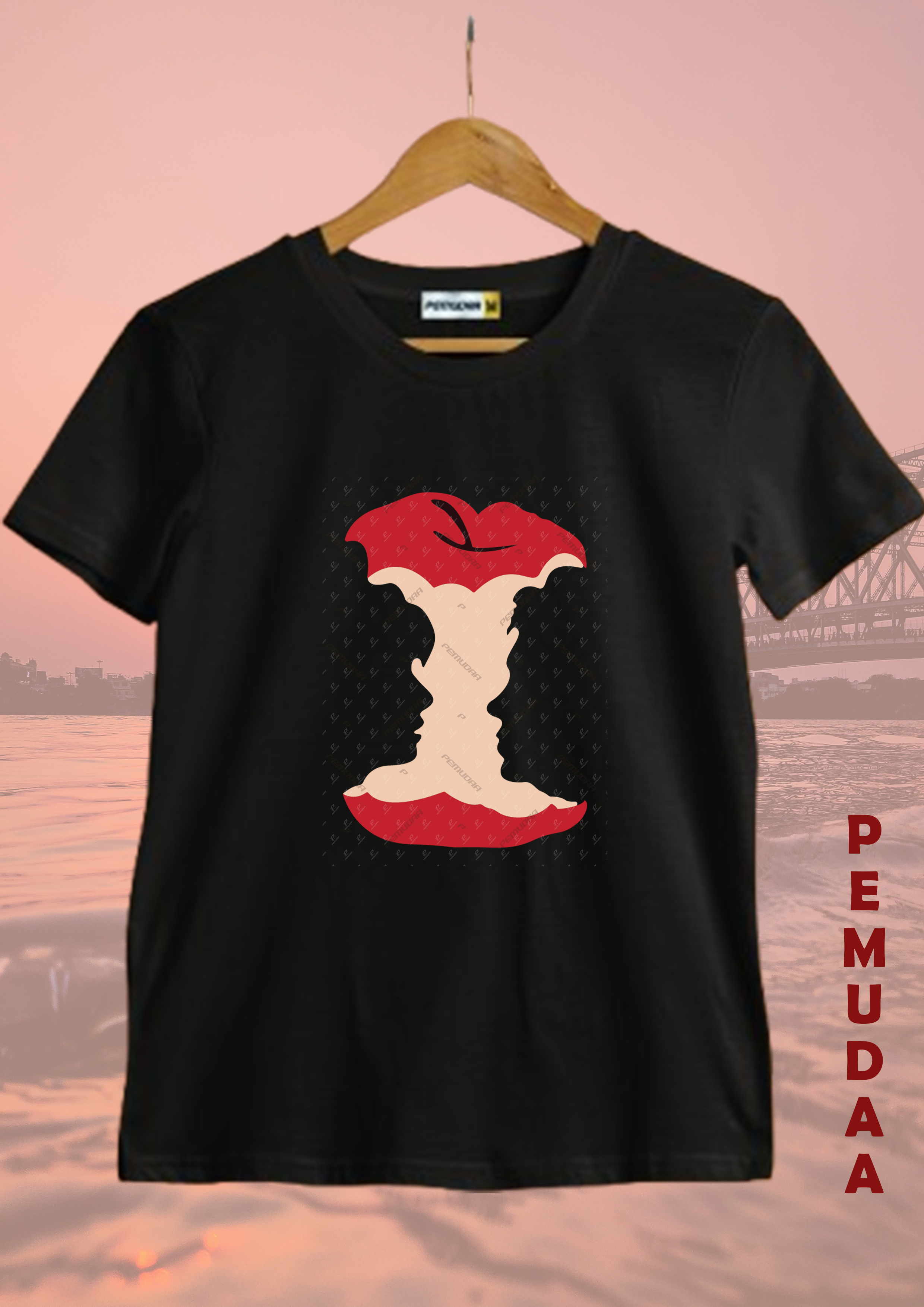 Apple Romantic Graphic Printed T-Shirt