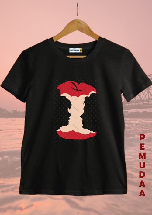 Apple Romantic Graphic Printed T-Shirt