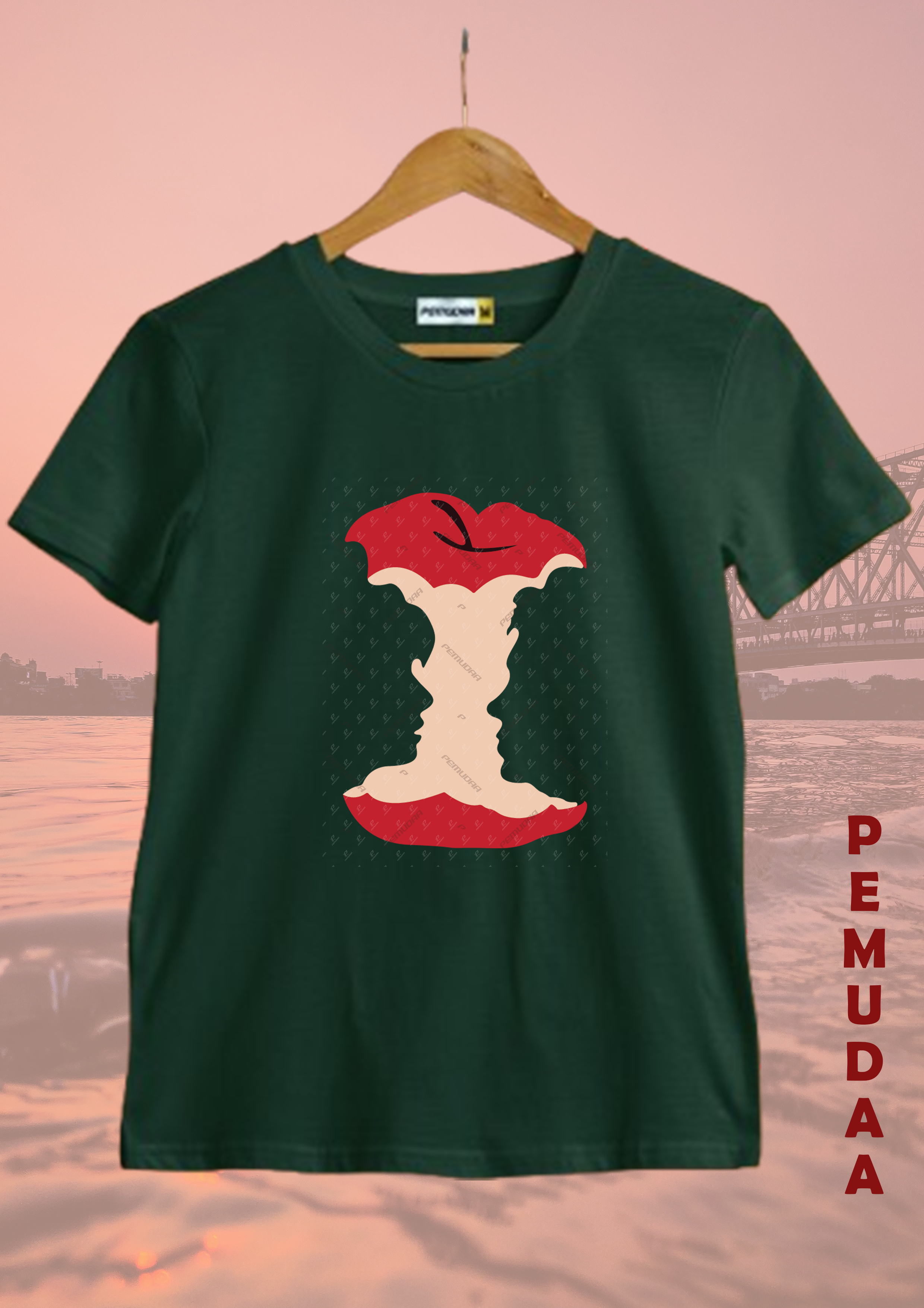 Apple Romantic Graphic Printed T-Shirt