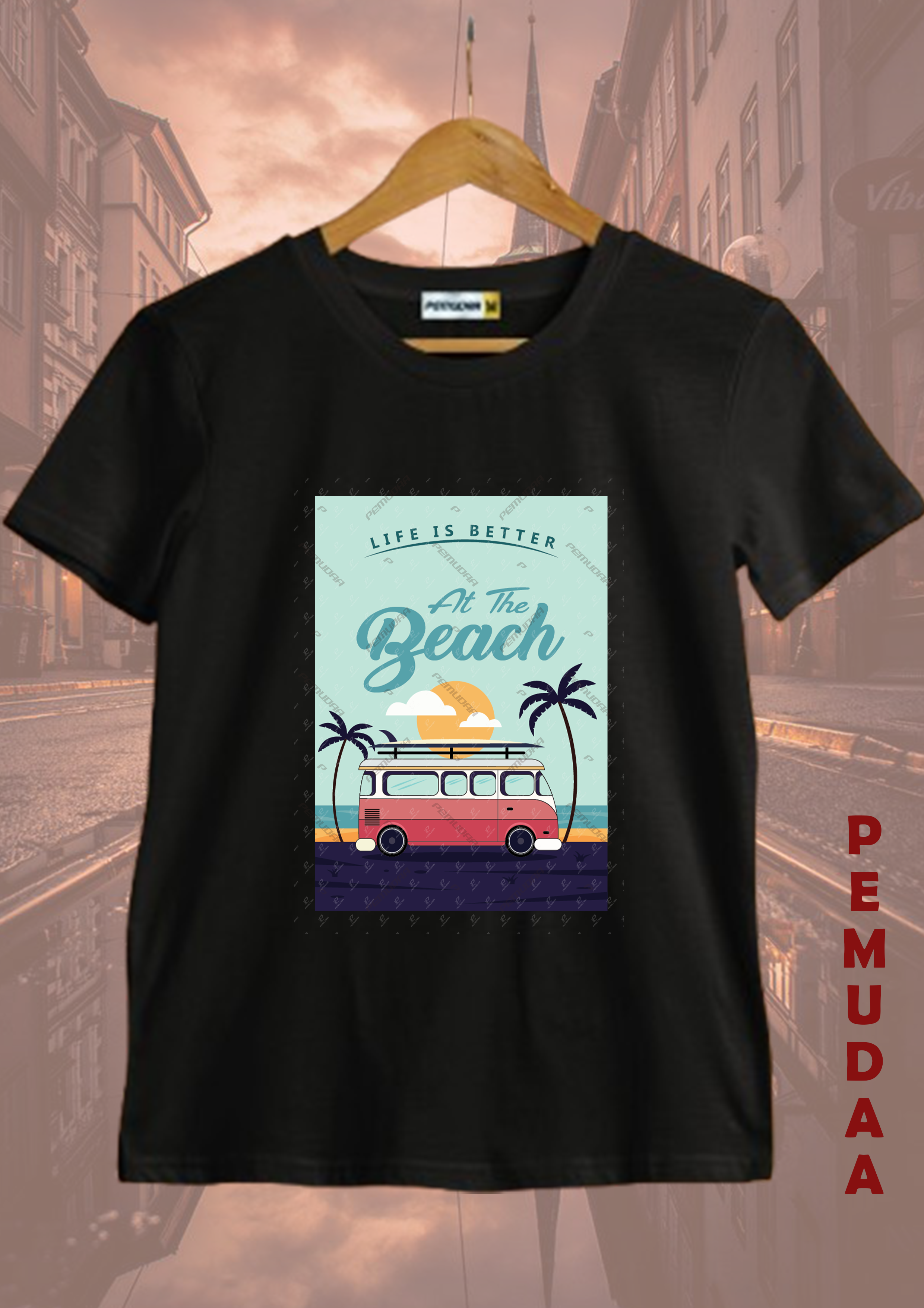 Life Is Better At The Beach Printed T-Shirt – Summer Travel Graphic Tee