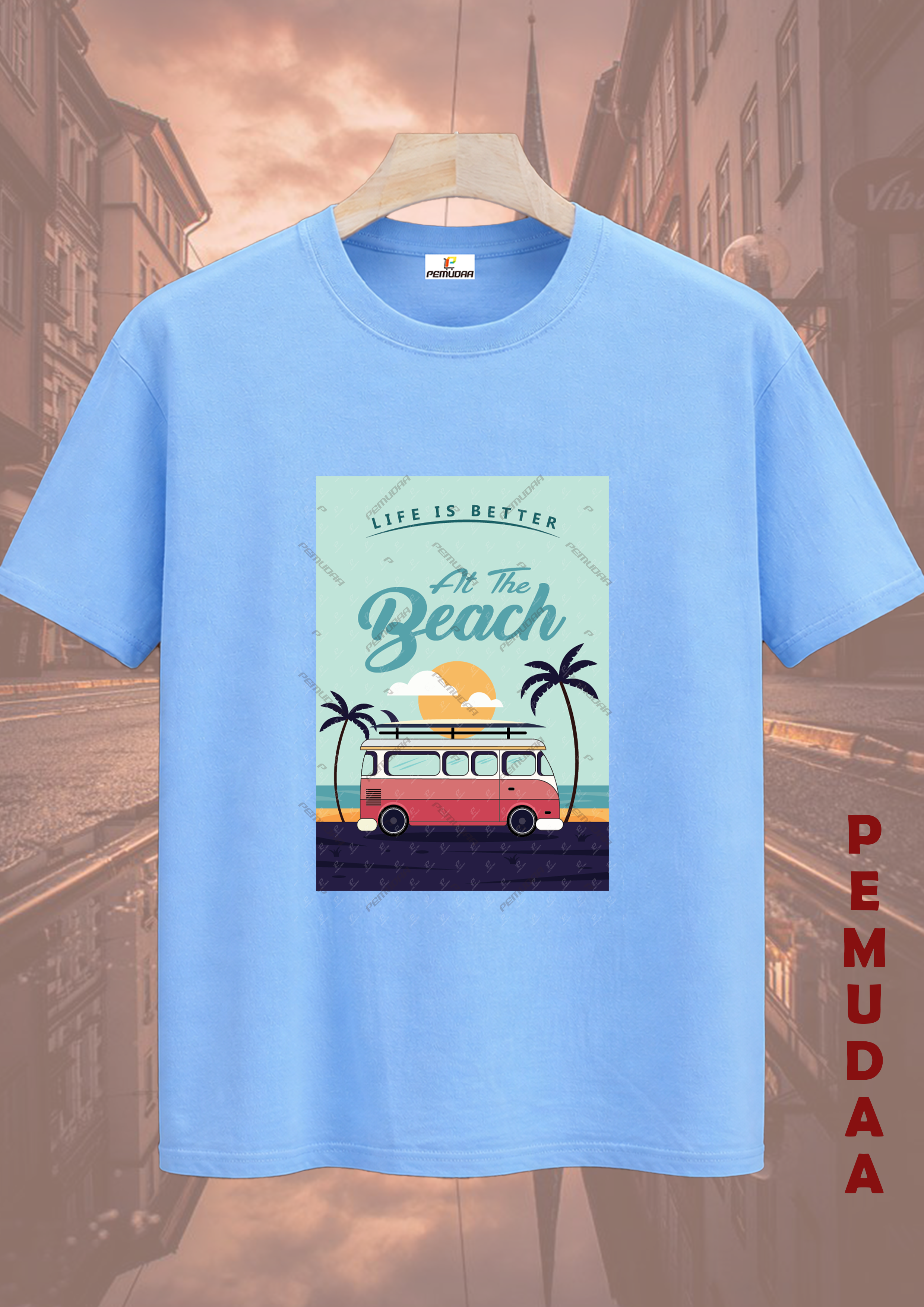 Life Is Better At The Beach Printed T-Shirt – Summer Travel Graphic Tee
