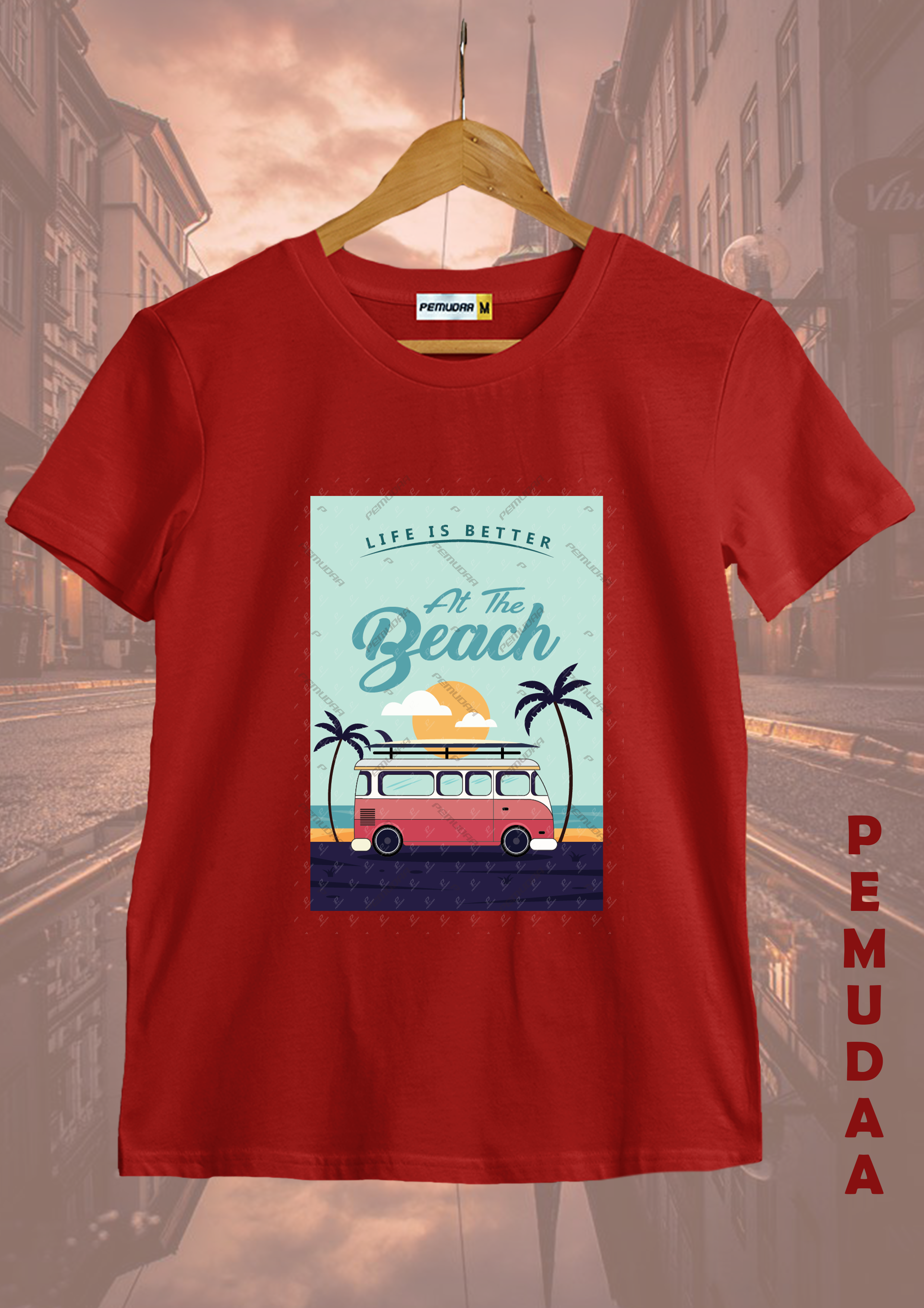 Life Is Better At The Beach Printed T-Shirt – Summer Travel Graphic Tee