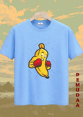 Cartoon Banana Boxer Printed cotton T-Shirt