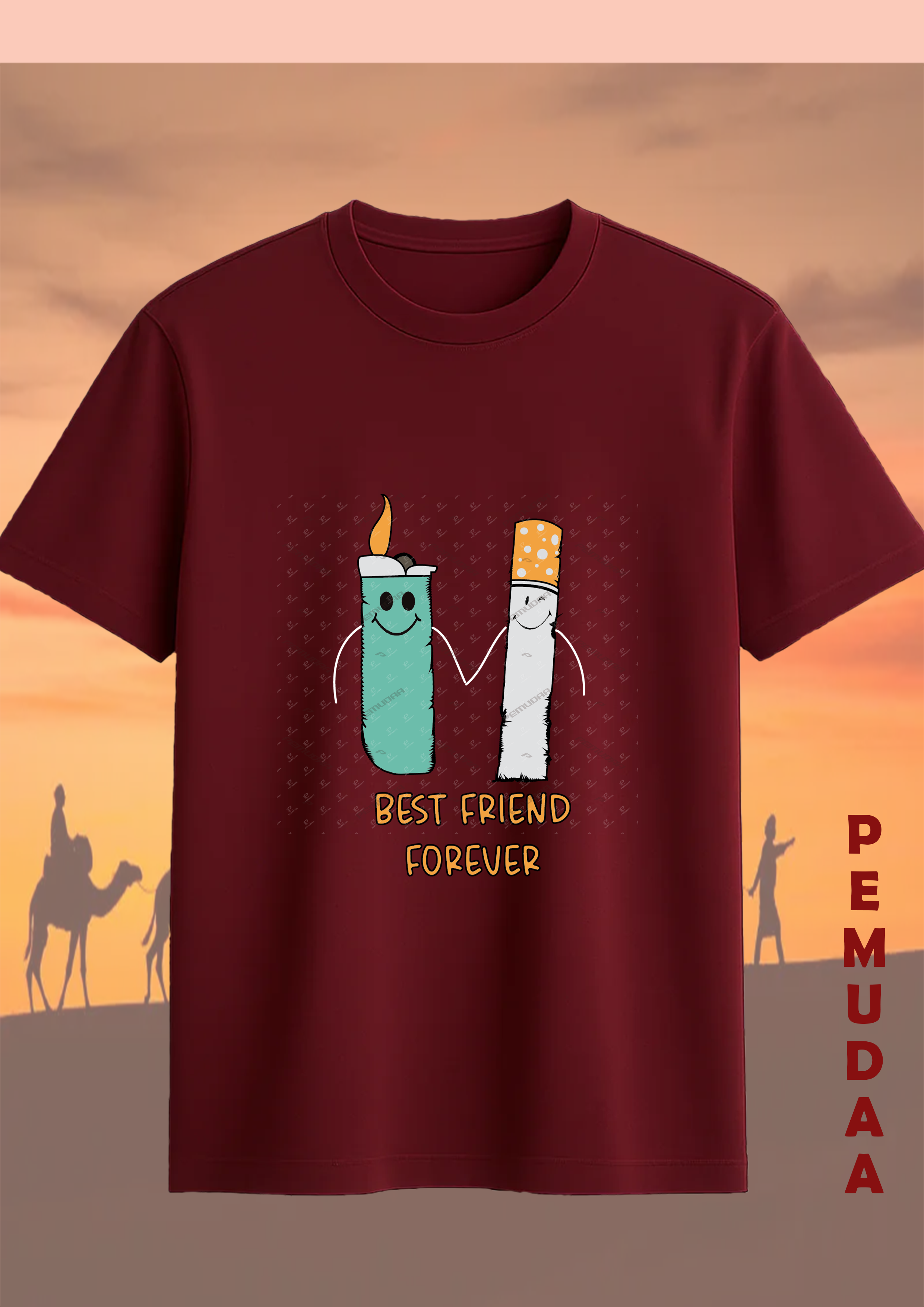 Best Friend forever printed Graphic T shirt
