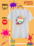 Basanta Ese Geche Holi Festival T-Shirt – Unisex Round Neck | Pemudaa