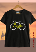 Bicycle Graphic Printed T-Shirt – Cycling Adventure Cotton Tee