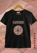 Caffeine Structure Printed T-Shirt – Science Graphic Cotton Tee