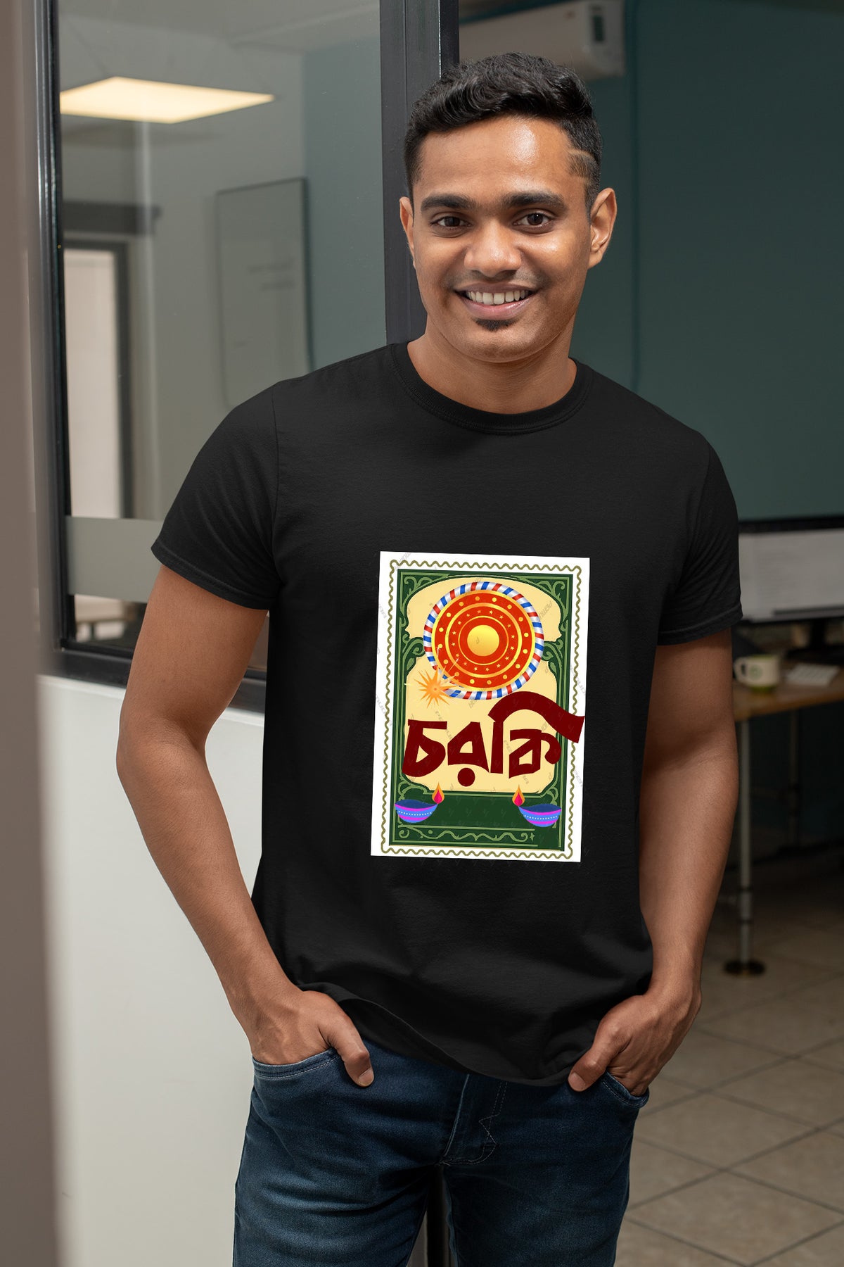Charki Dipaboli Diwali Half T shirts