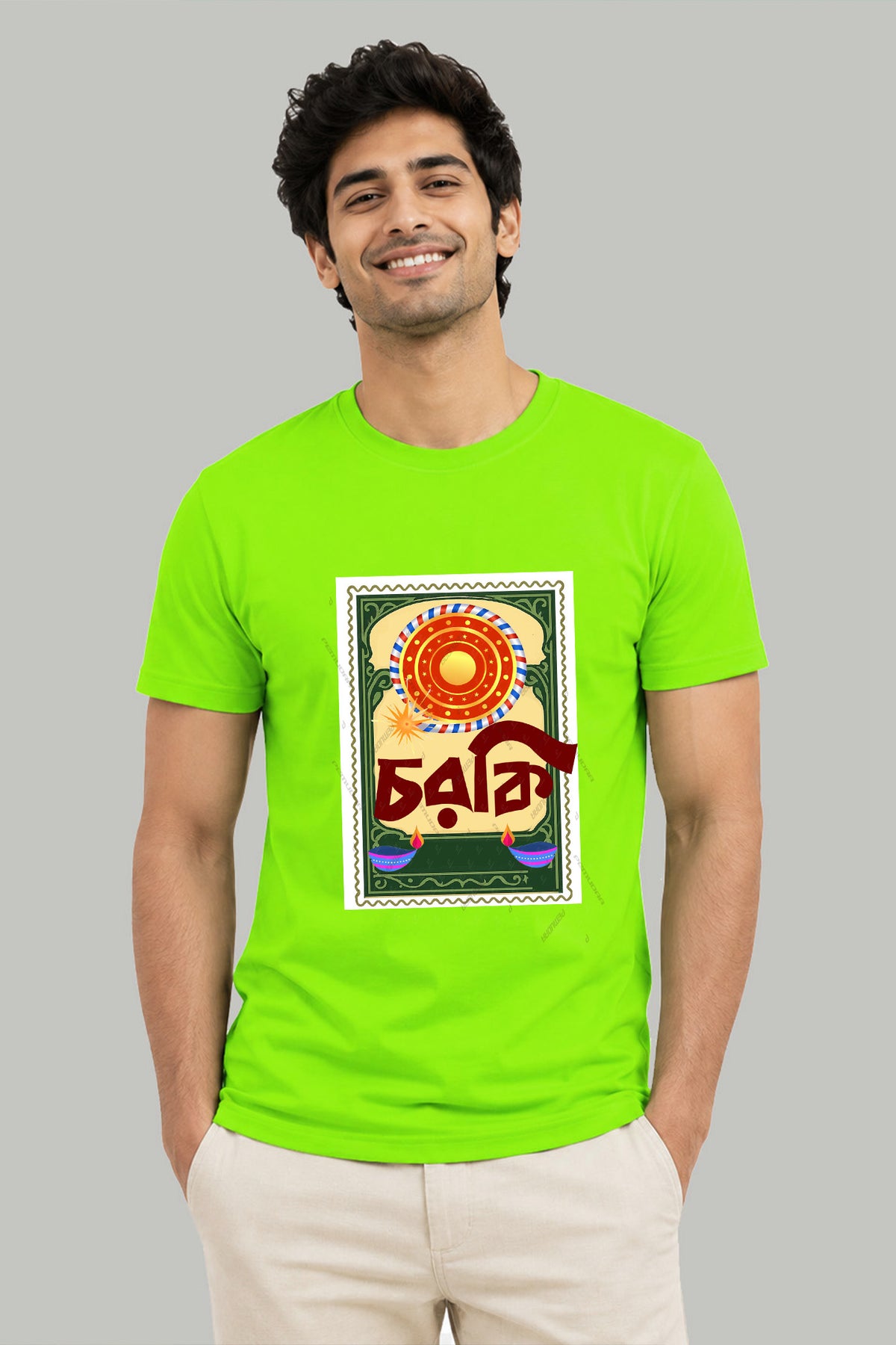 Charki Dipaboli Diwali Half T shirts