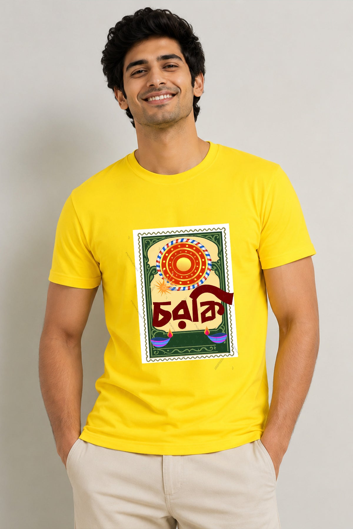 Charki Dipaboli Diwali Half T shirts