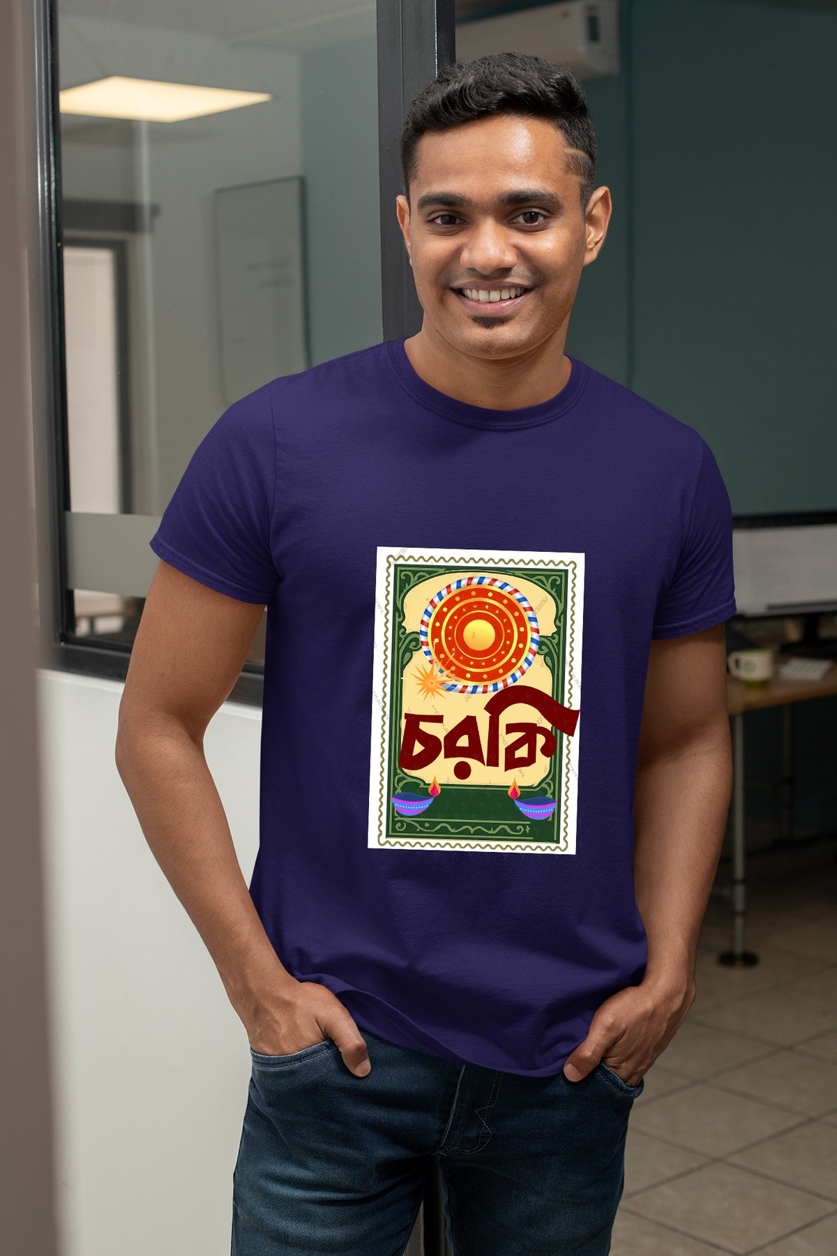 Charki Dipaboli Diwali Half T shirts