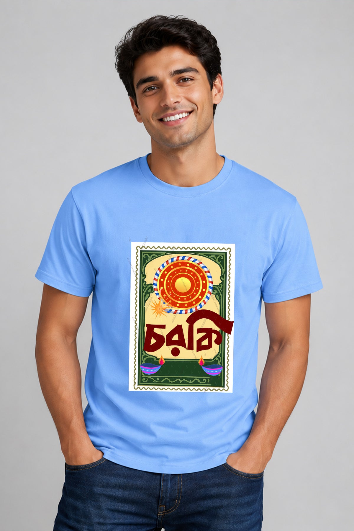 Charki Dipaboli Diwali Half T shirts