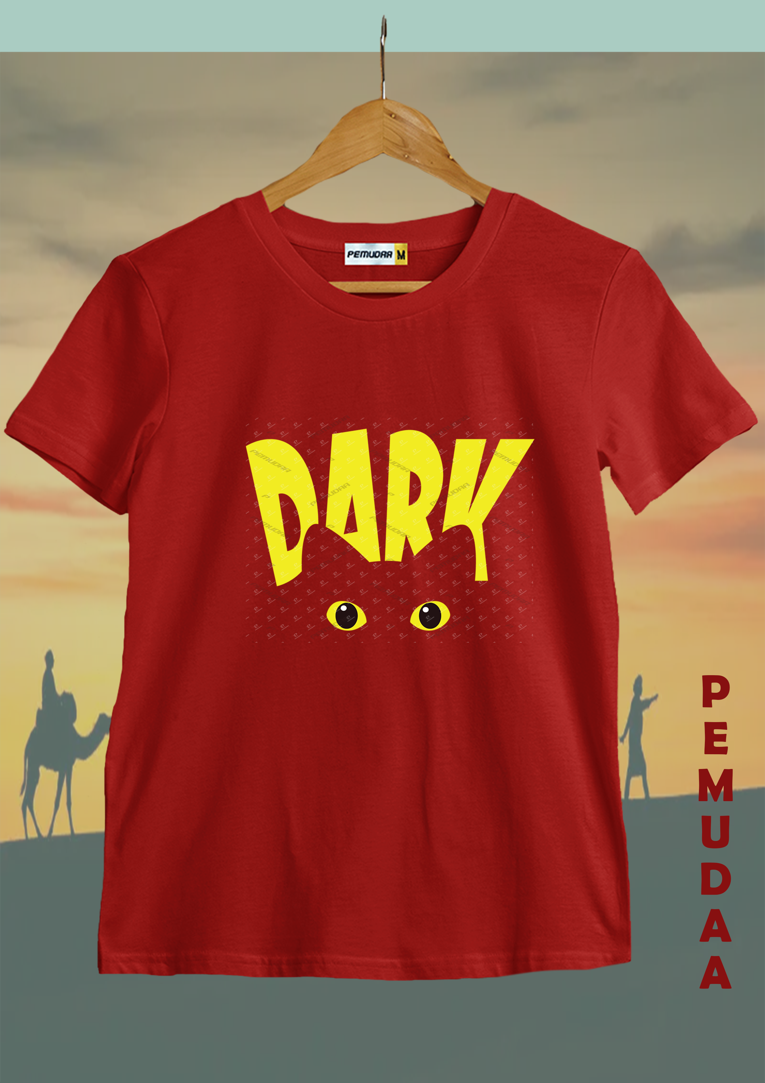 Dark CAT cotton Printed T shirt
