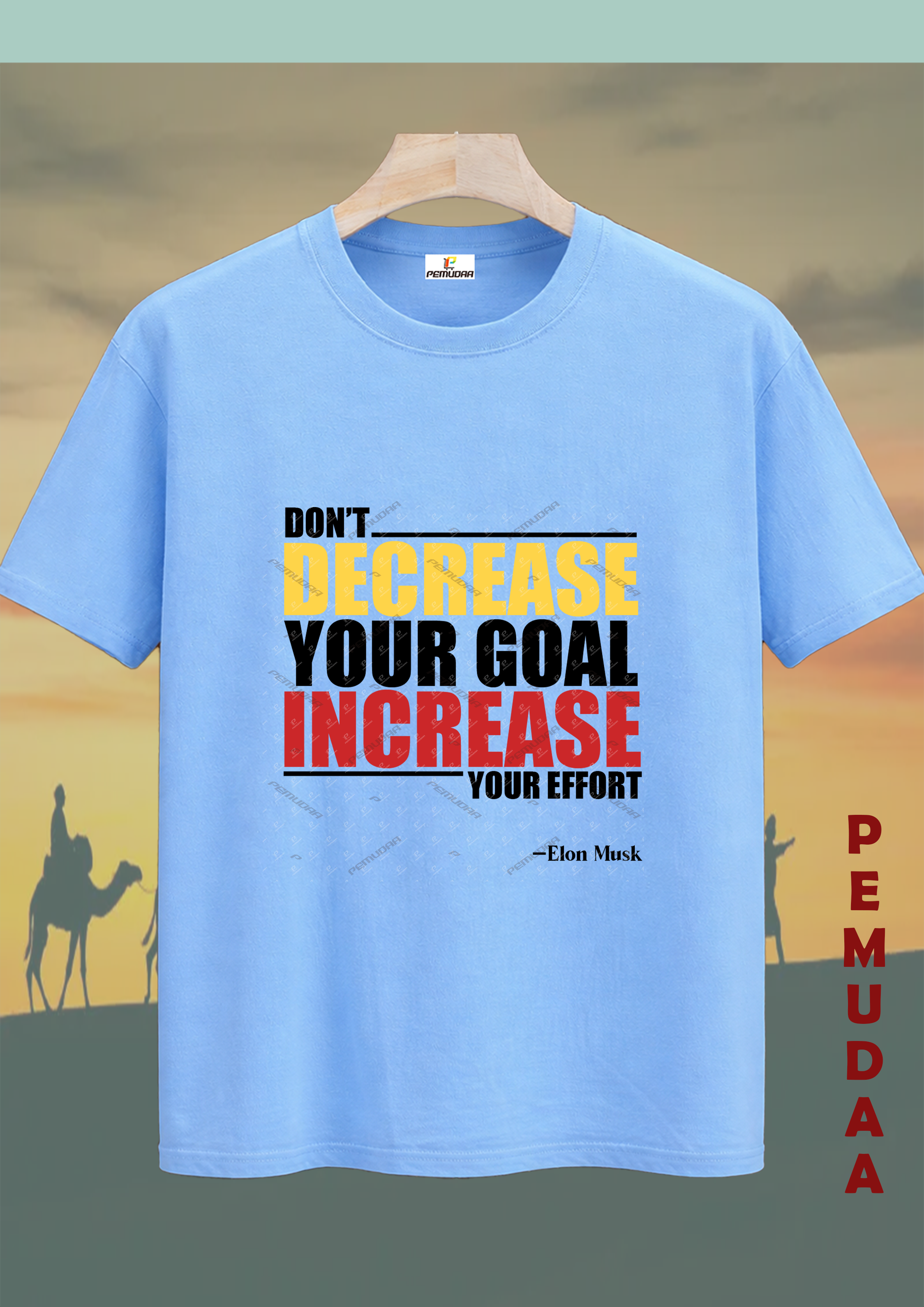 Increase Your Efforts Elon Musk inspired Printed T-Shirt