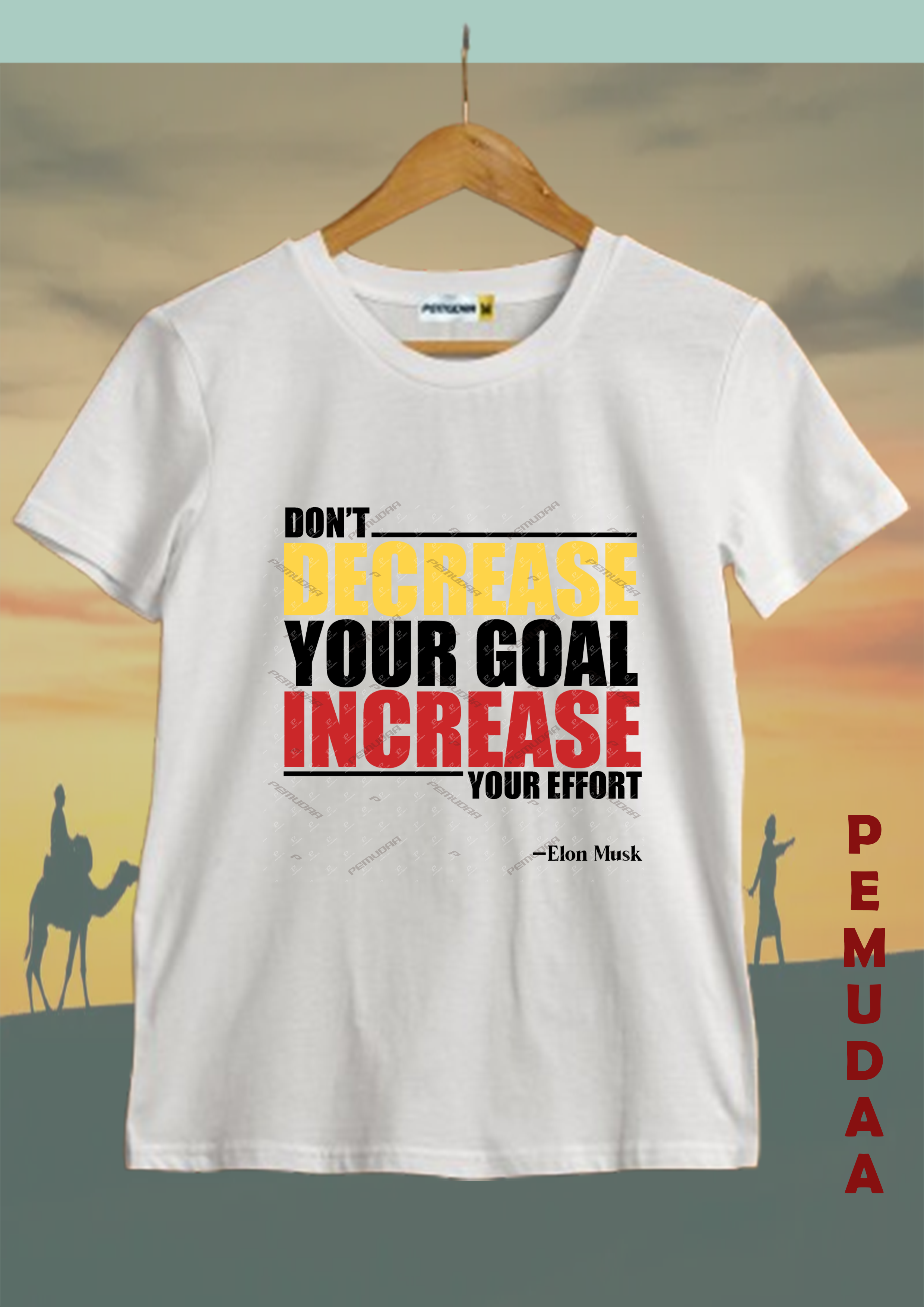 Increase Your Efforts Elon Musk inspired Printed T-Shirt