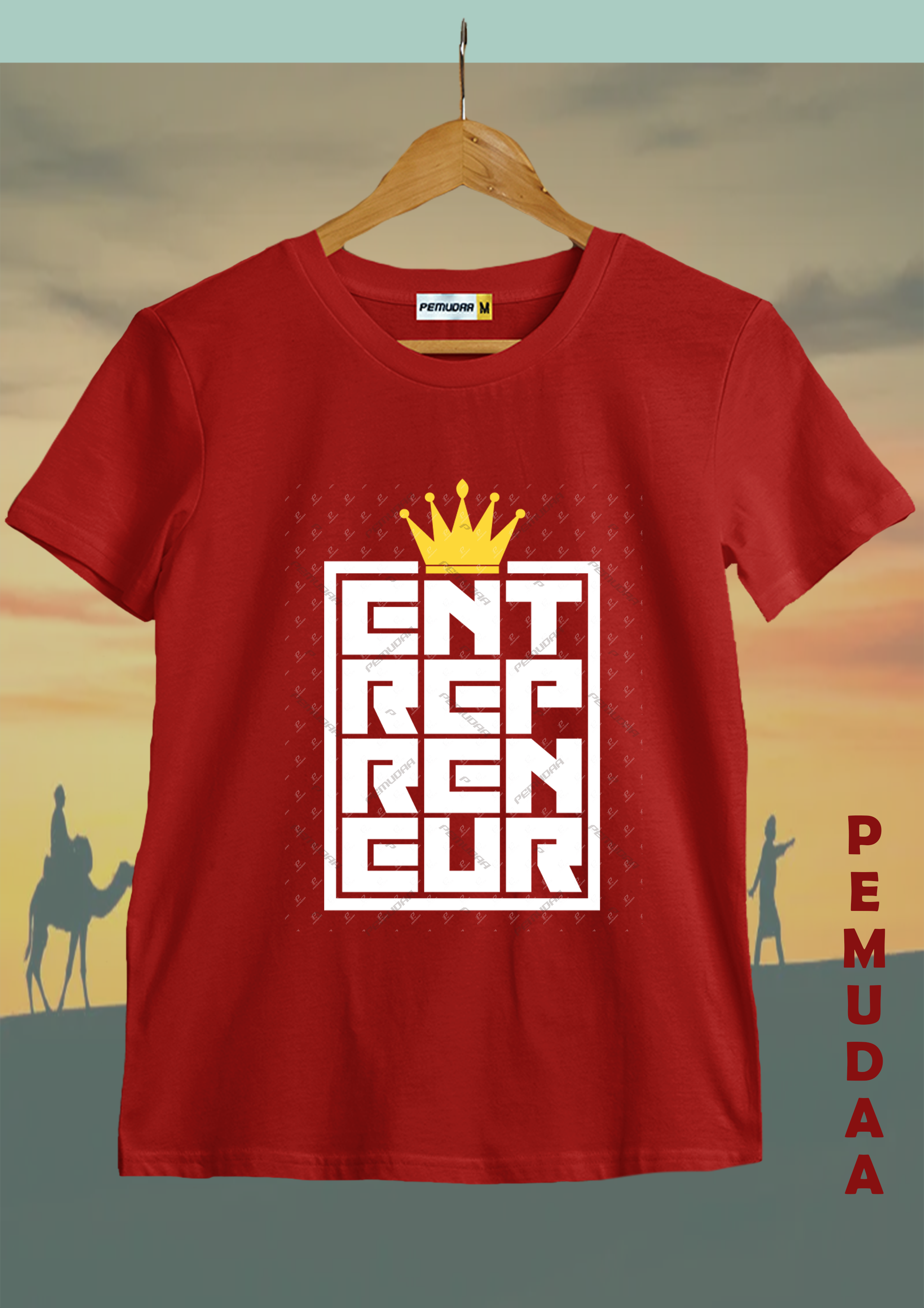 Entrepreneur Printed T-Shirt – Hustle Mindset Streetwear Cotton Tee