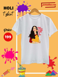 Fagun Haway Haway Holi T-Shirt – Bengali Festival Quote Unisex Round Neck | Pemudaa