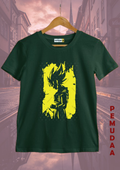 Cosmic Warrior Printed Tee – Anime Inspired Graphic Cotton T-Shirt