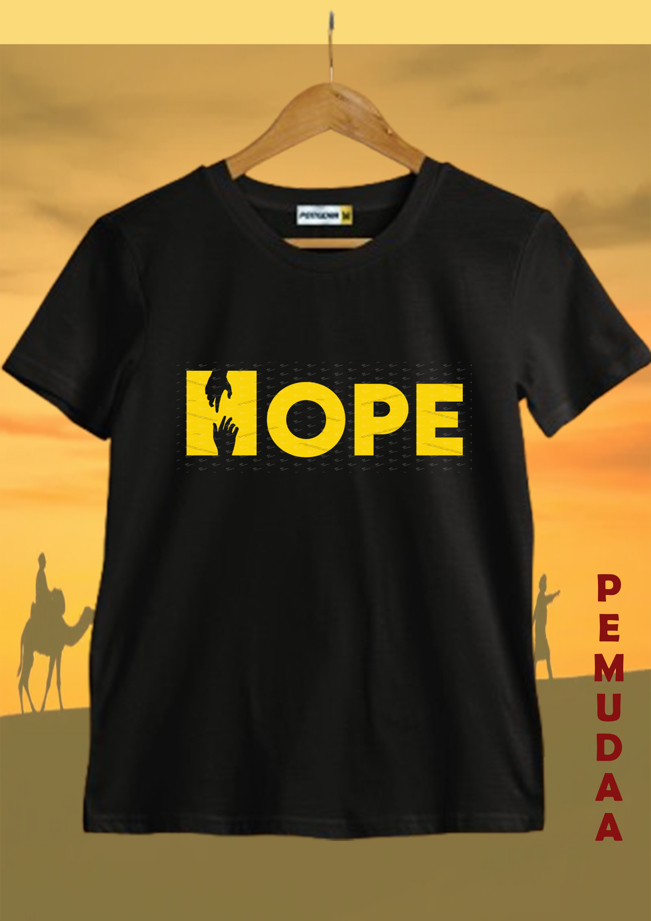 Hope Printed Cotton T-Shirt – Minimal Inspirational Graphic Tee