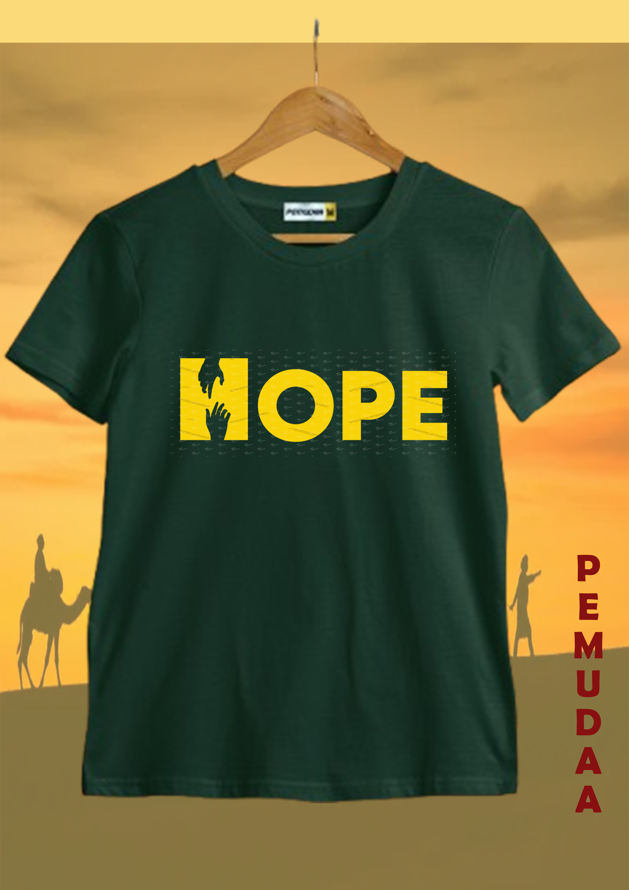 Hope Printed Cotton T-Shirt – Minimal Inspirational Graphic Tee