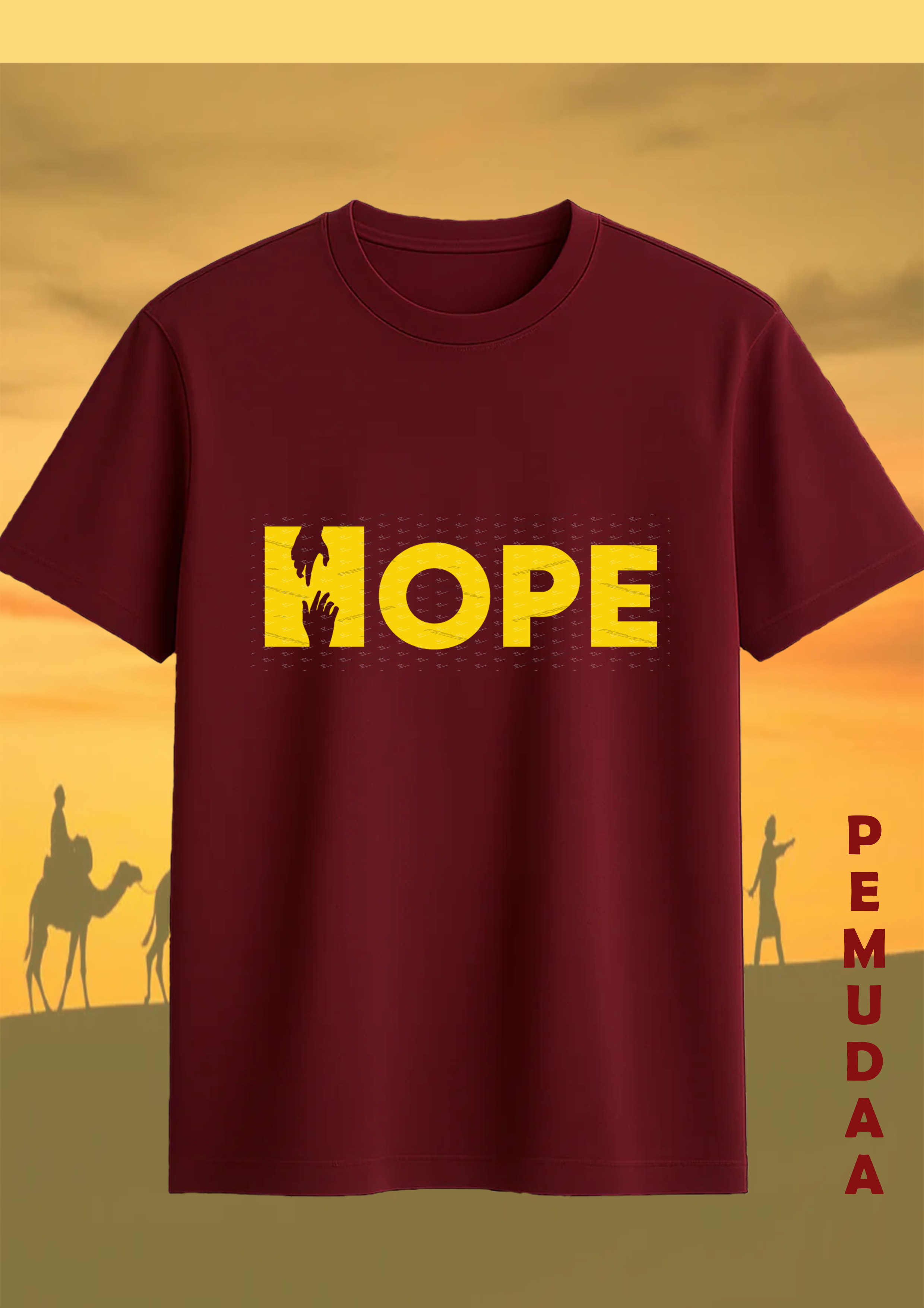 Hope Printed Cotton T-Shirt – Minimal Inspirational Graphic Tee